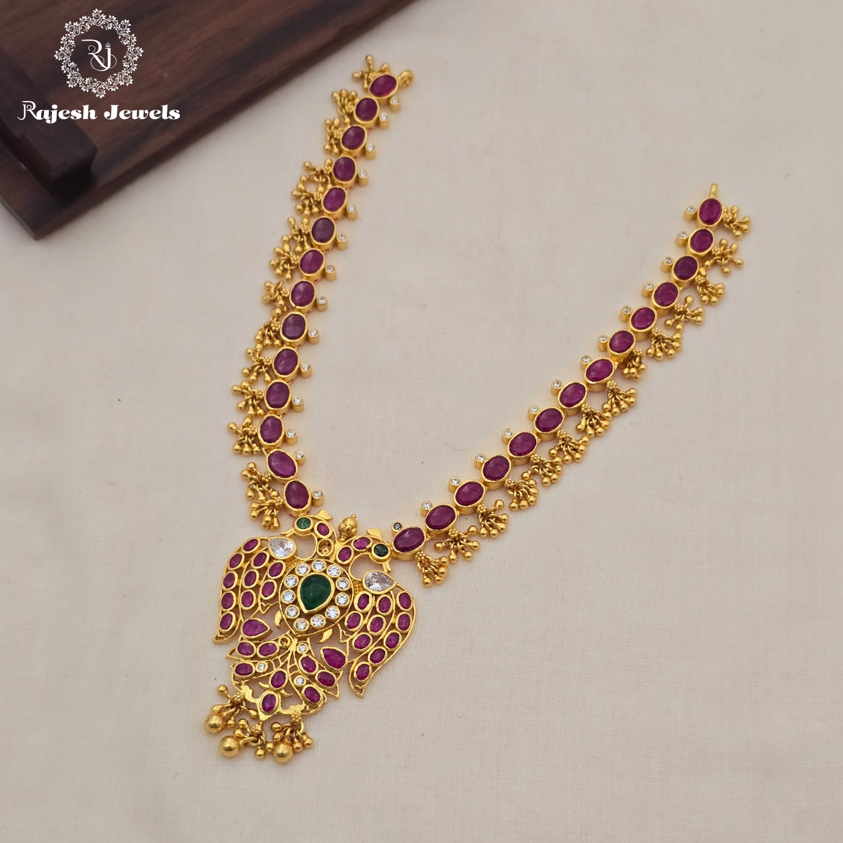 Amazing Gandaberunda Kemp Stone Necklace