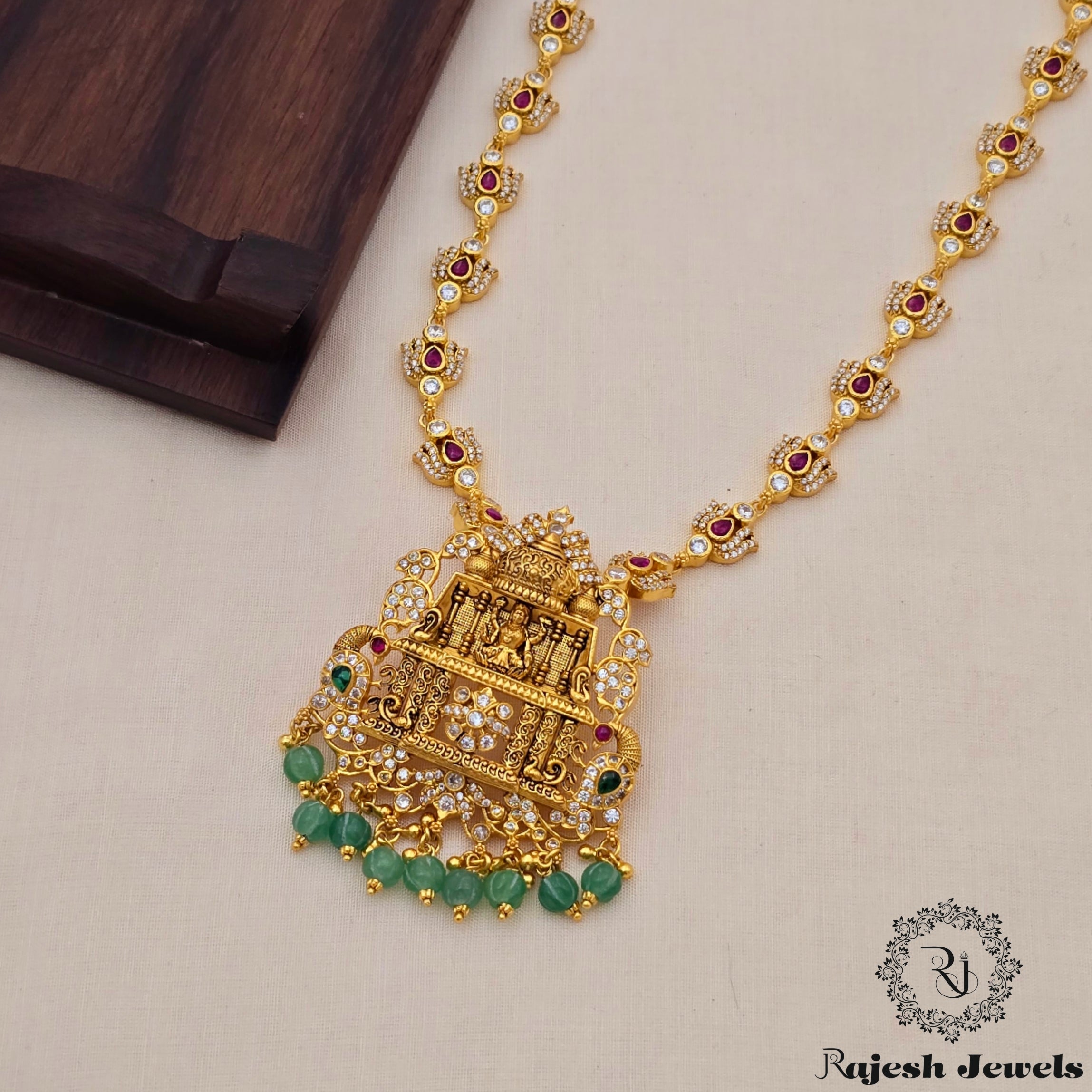 Bhagya Lakshmi 3D Finish Cz Long Chain