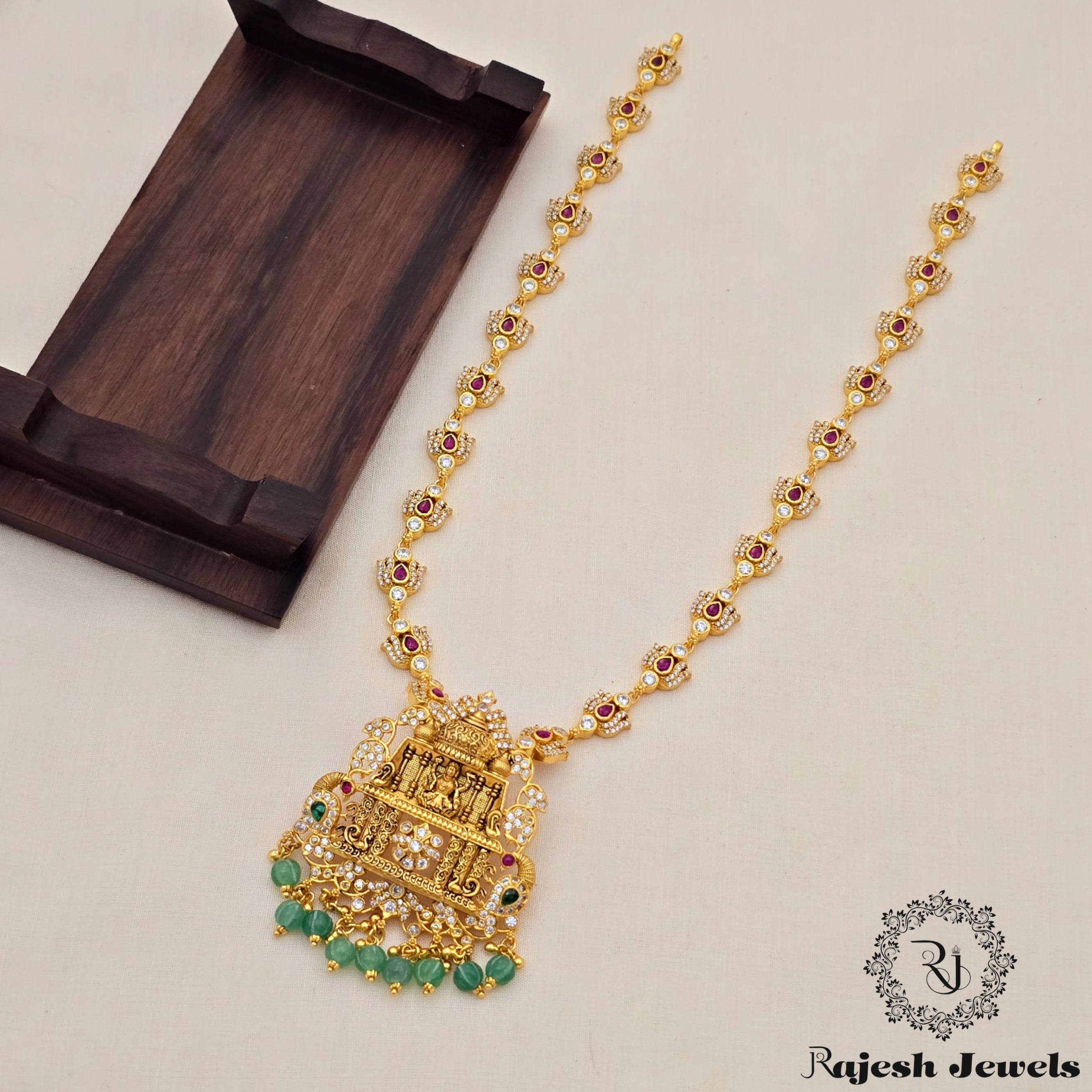 Bhagya Lakshmi 3D Finish Cz Long Chain