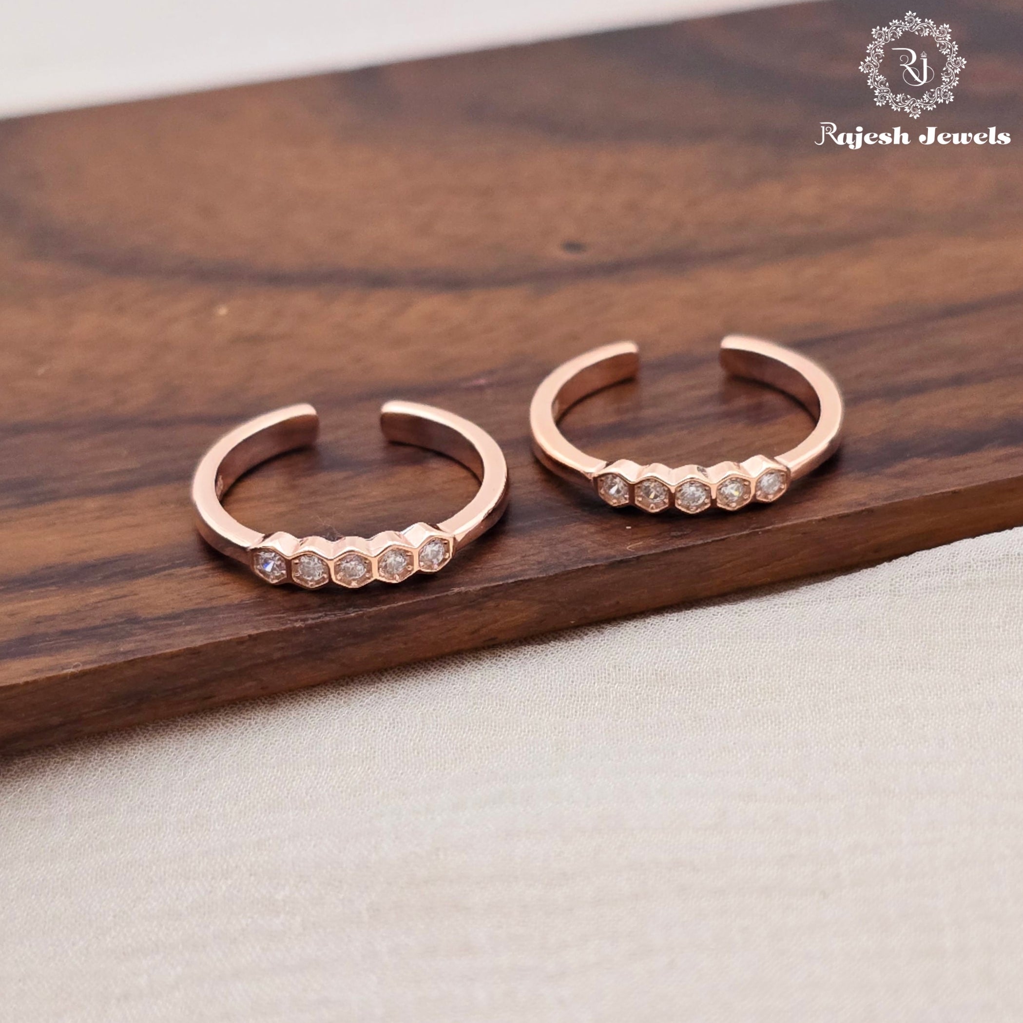 Sparkling Cz Rosegold Toering