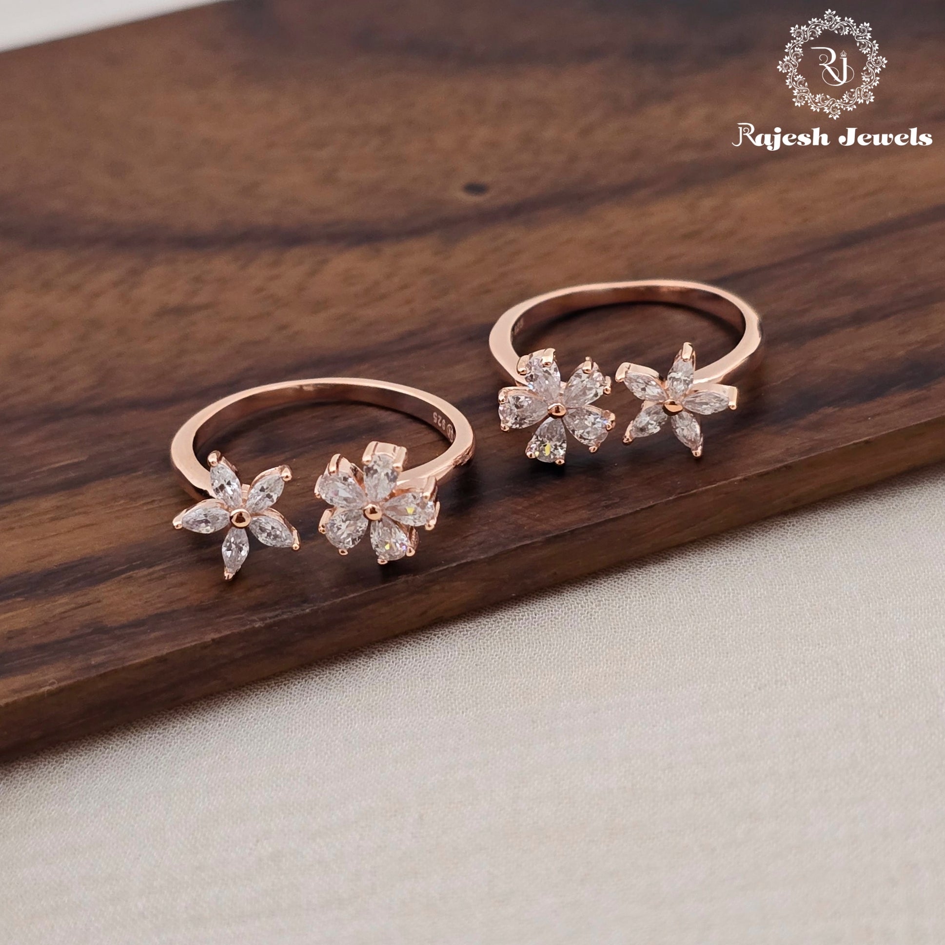 Exquisite Cz Rosegold Toerings
