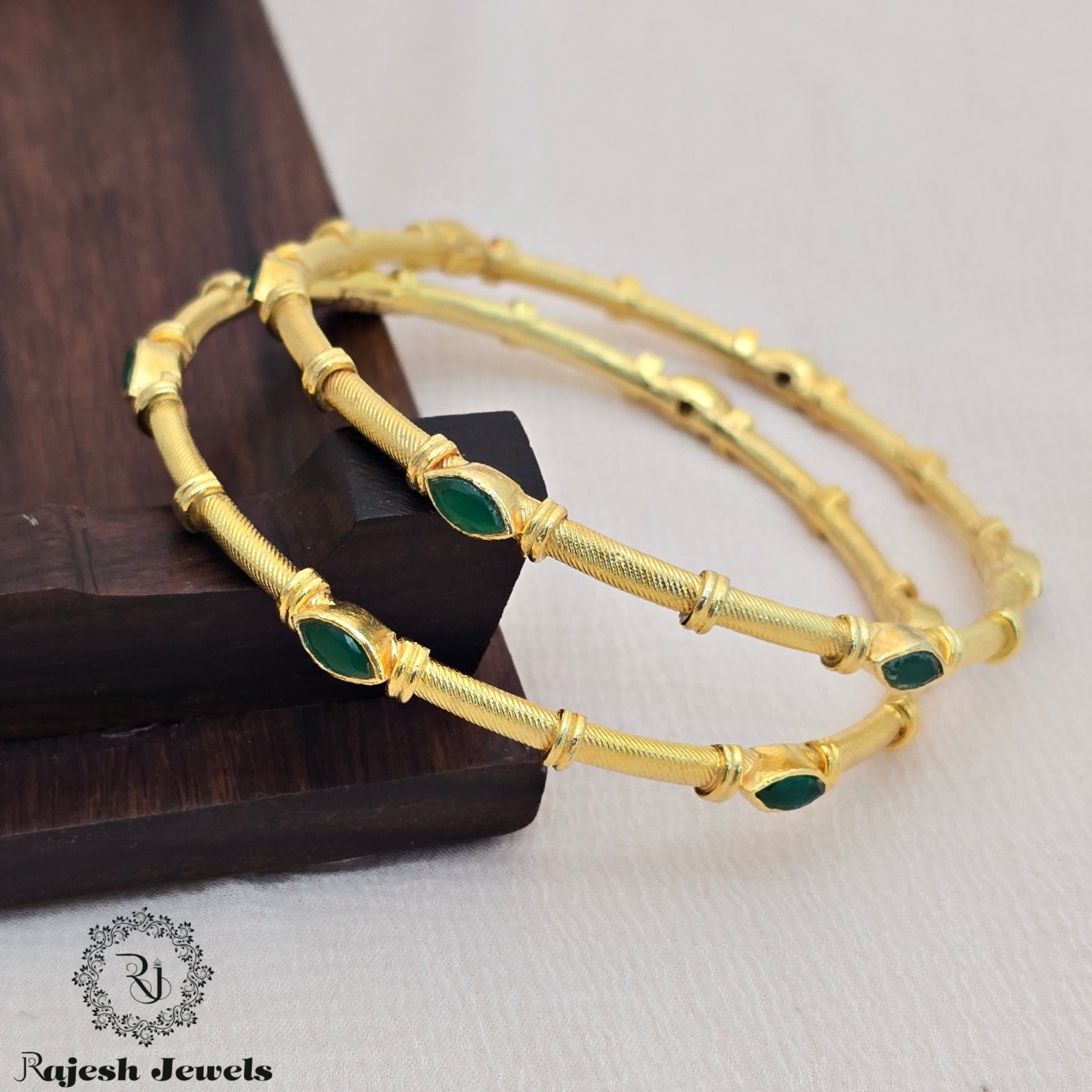 Gracefull Silver Gold Plated Bangle