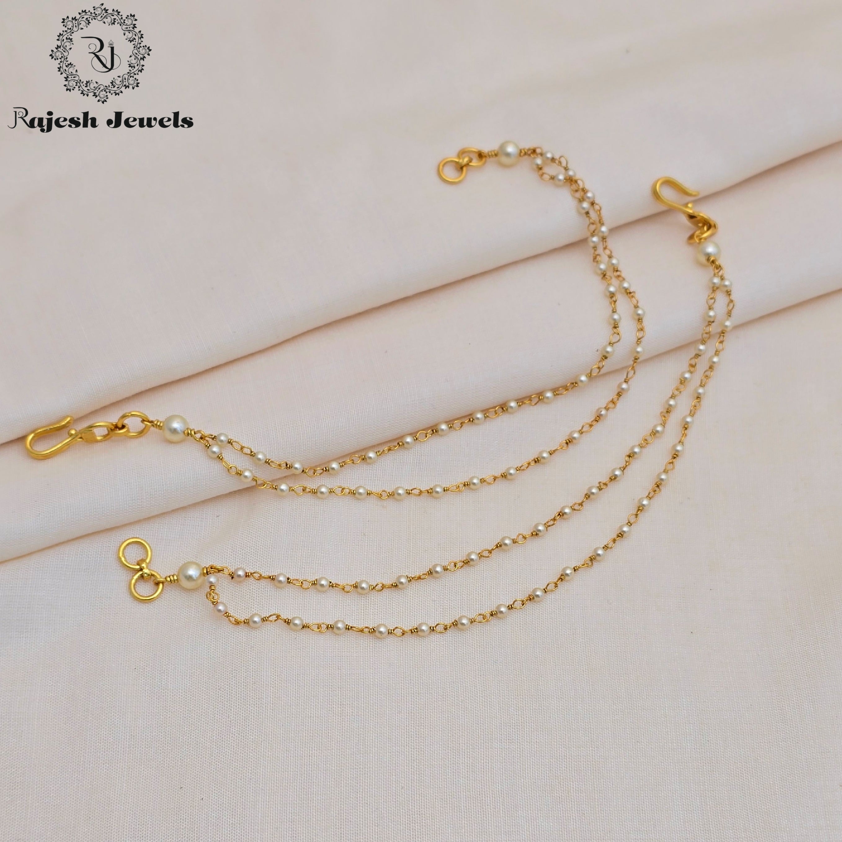 Charming Dual Line Pearl Matil