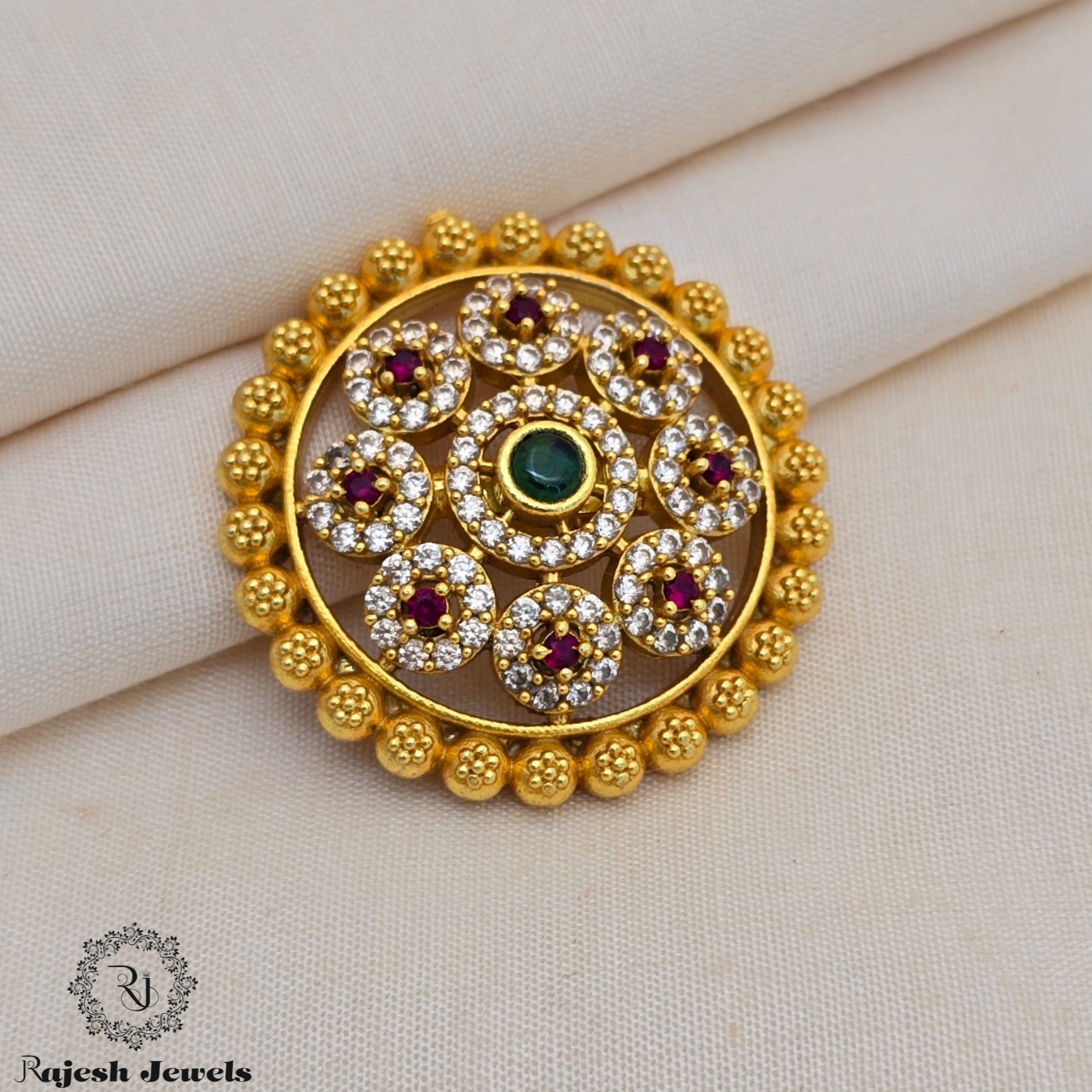 Glorious Cz Sun Moon Jade Bille