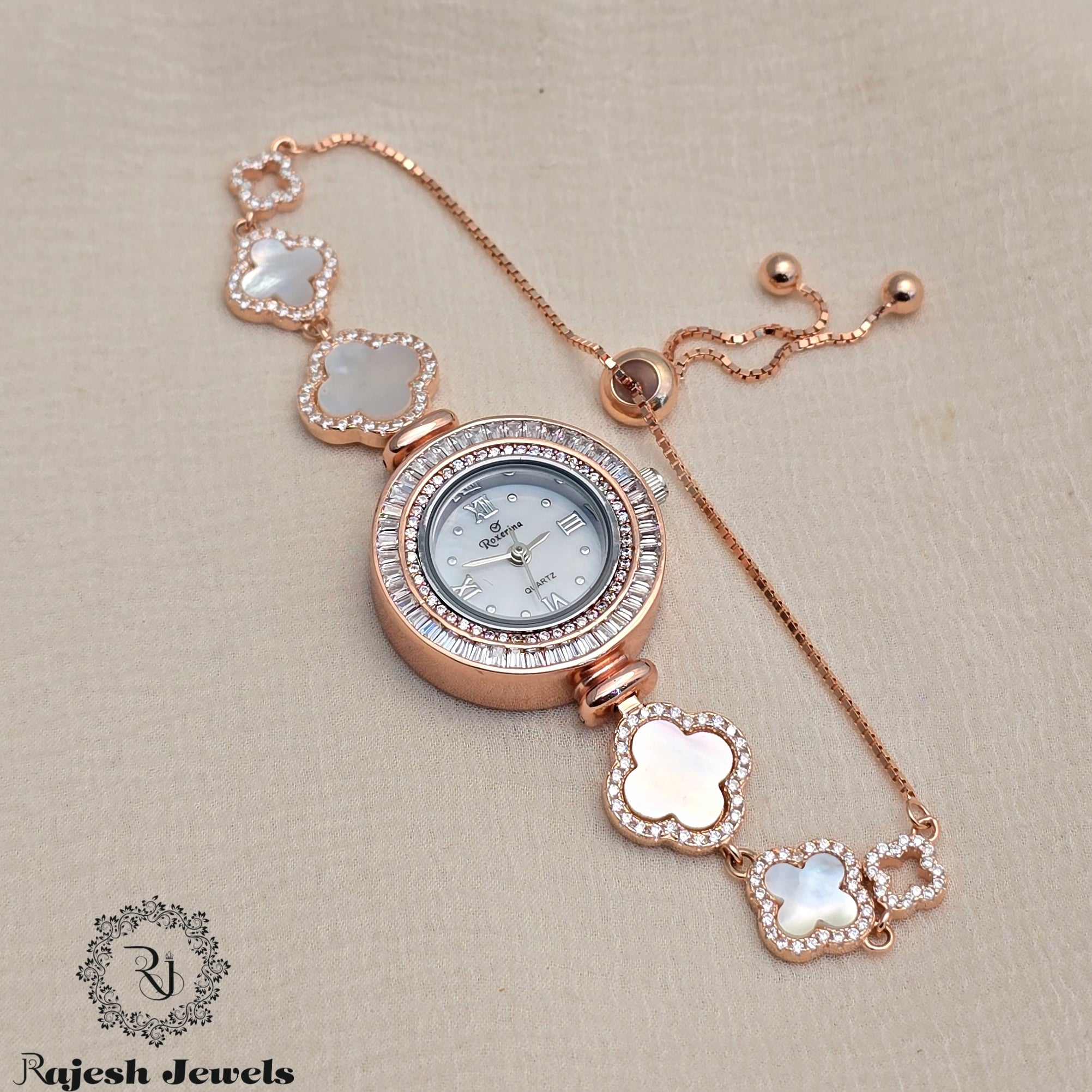 Halo Time Rosegold Sterling Watch