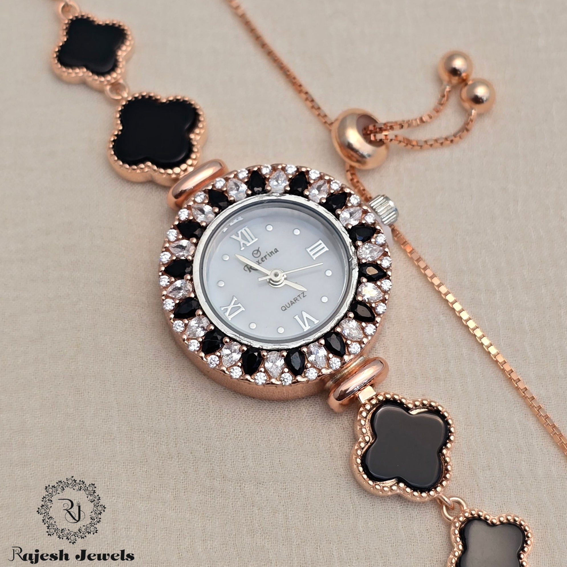 Argent Aura Rosegold Sterling Watch