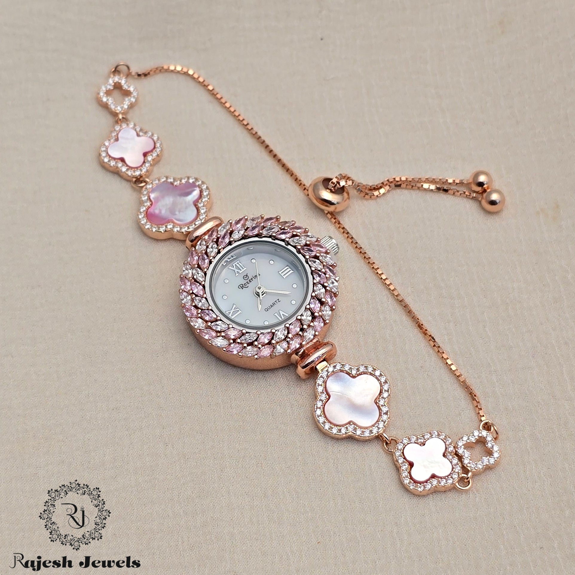 Chronyx Rosegold Silver Watch