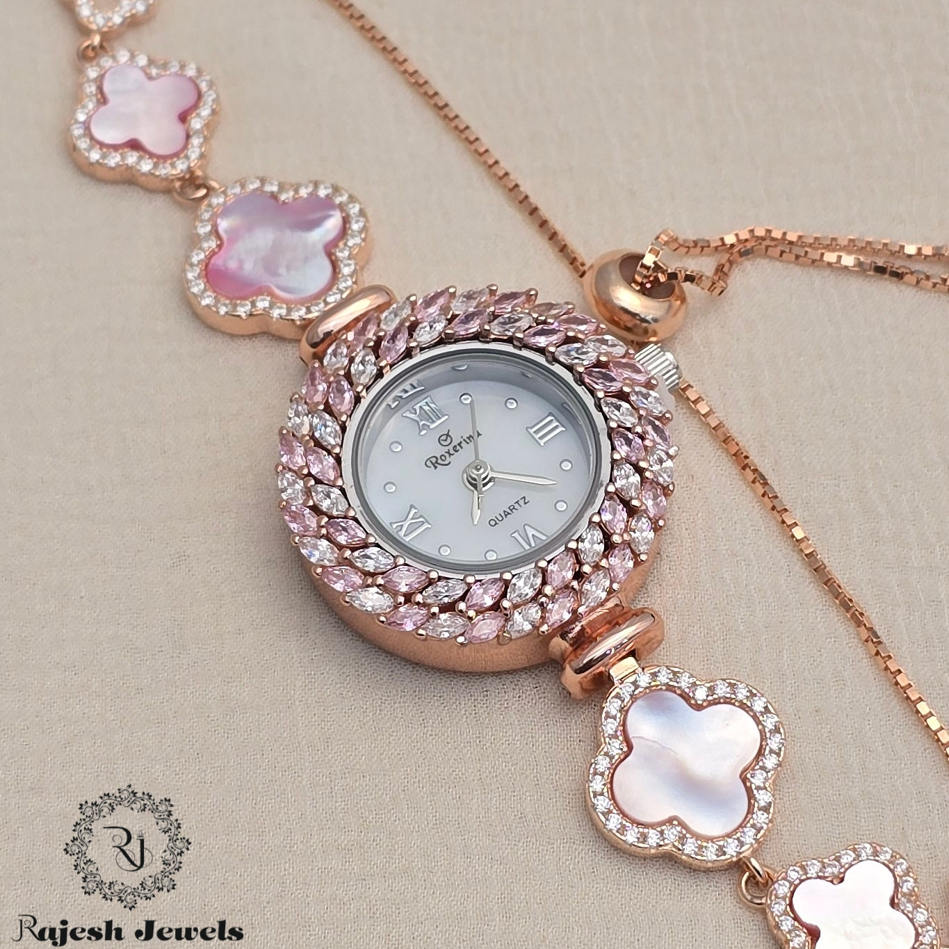 Chronyx Rosegold Silver Watch