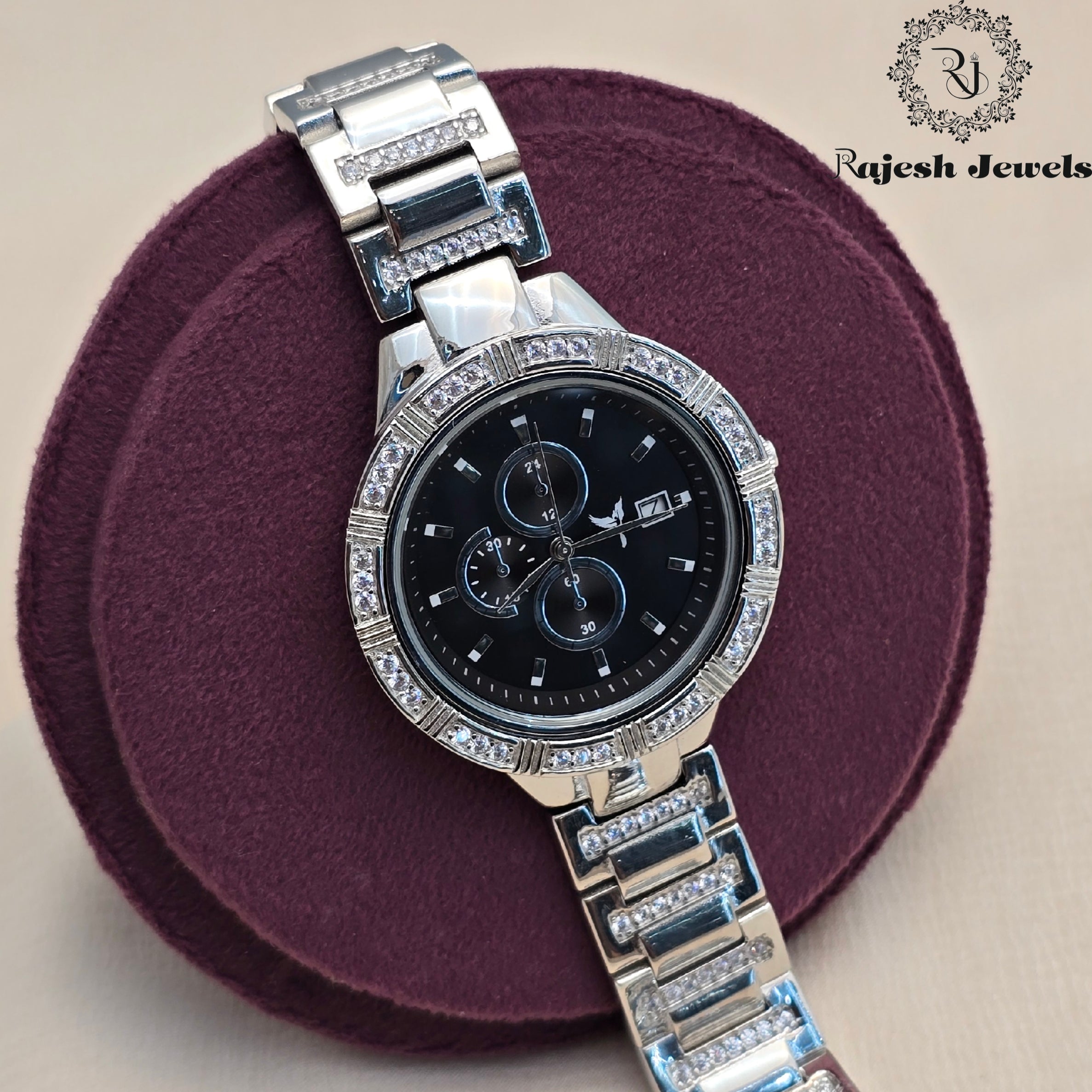 Power Mark 925 Sterling Silver Men's Watch