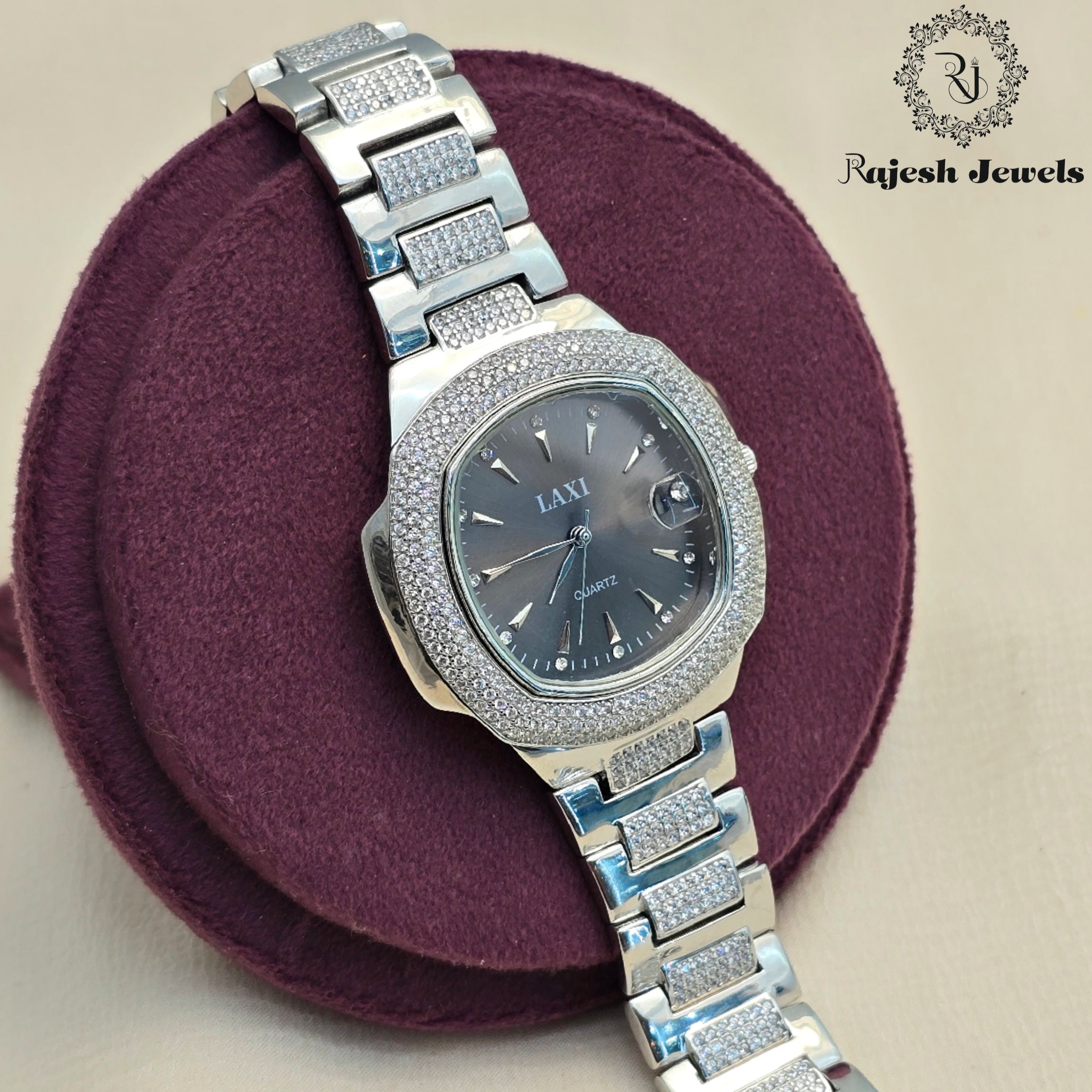 TimeForge Sterling Silver Men's Watch