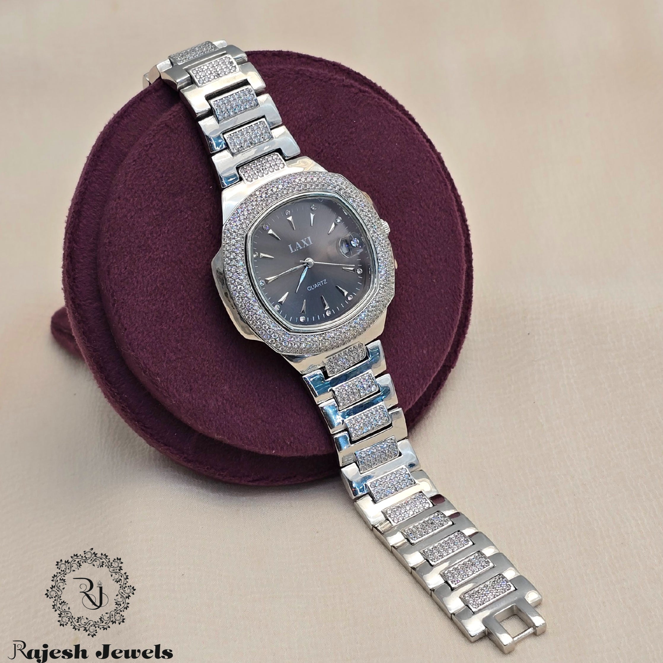 TimeForge Sterling Silver Men's Watch