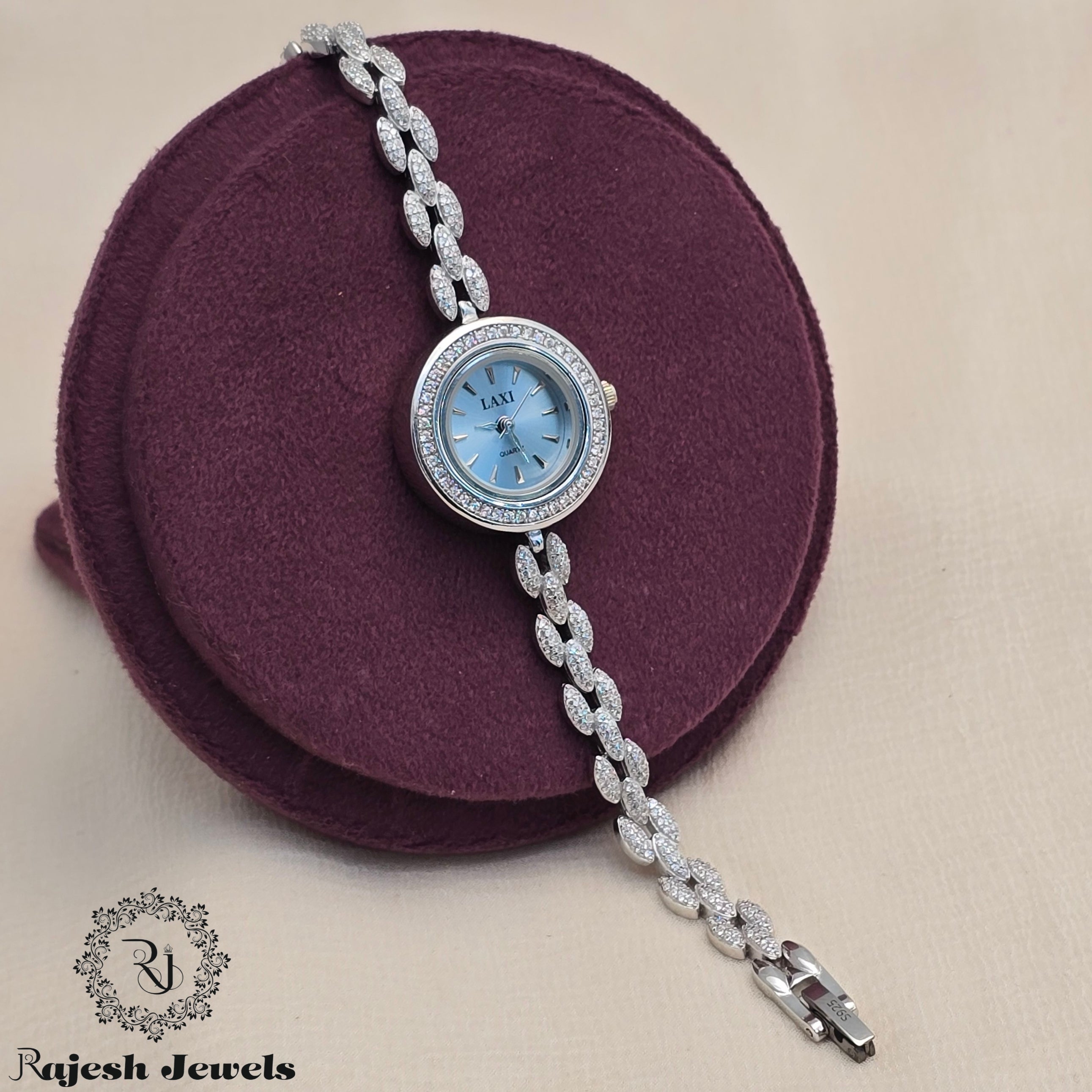 Celestia Chronograph Sterling Silver Watch