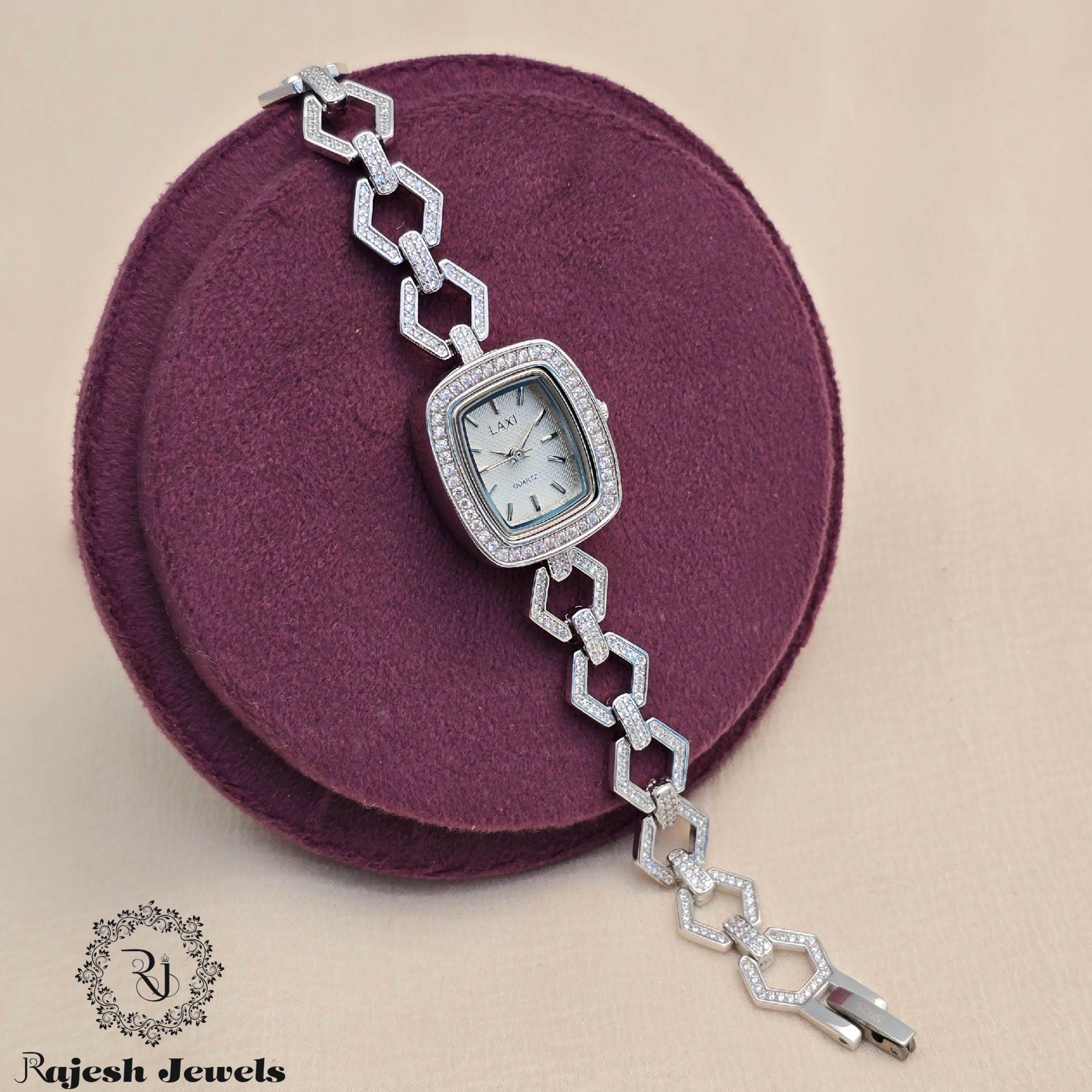 Vogue Argent Cz Ladies Watch