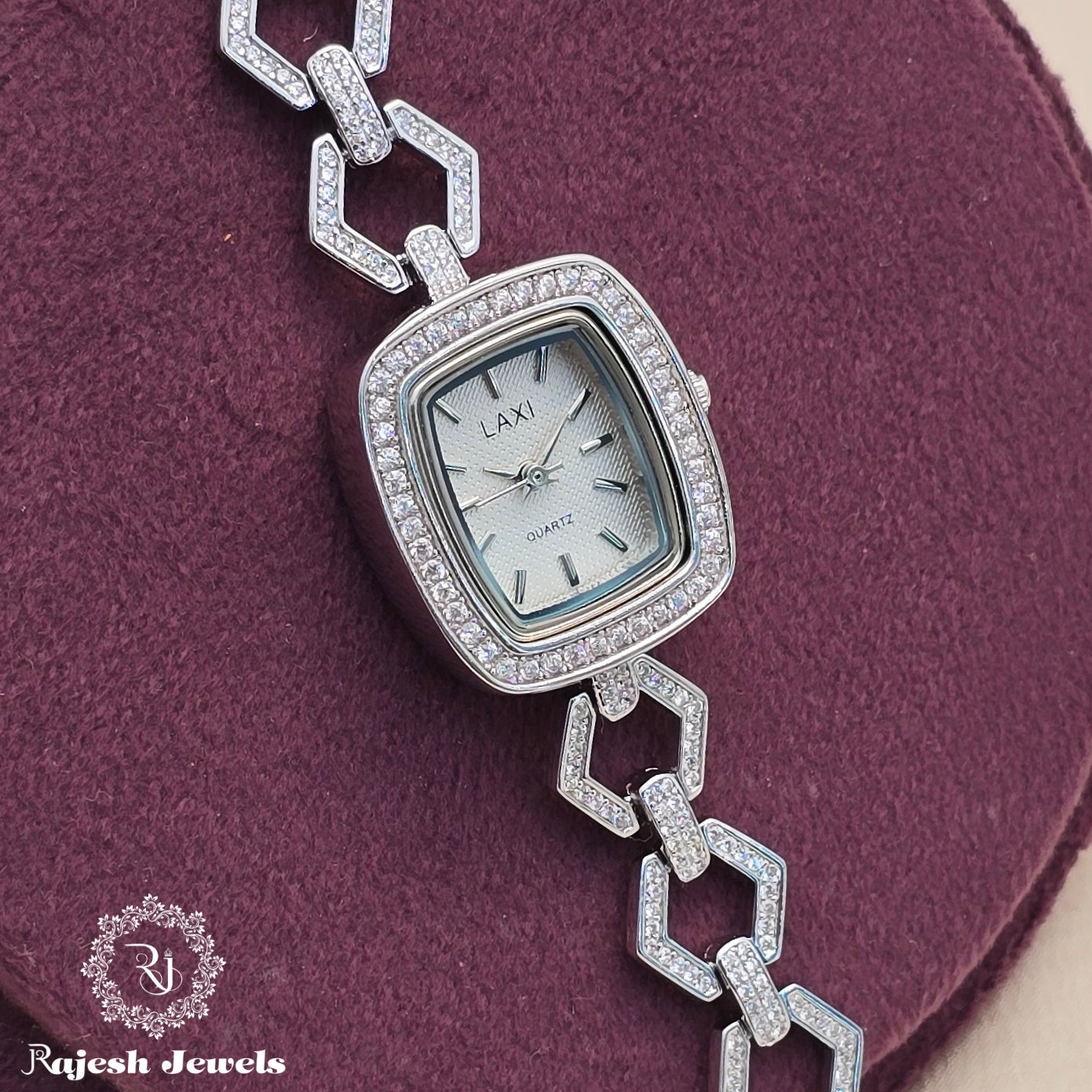 Vogue Argent Cz Ladies Watch