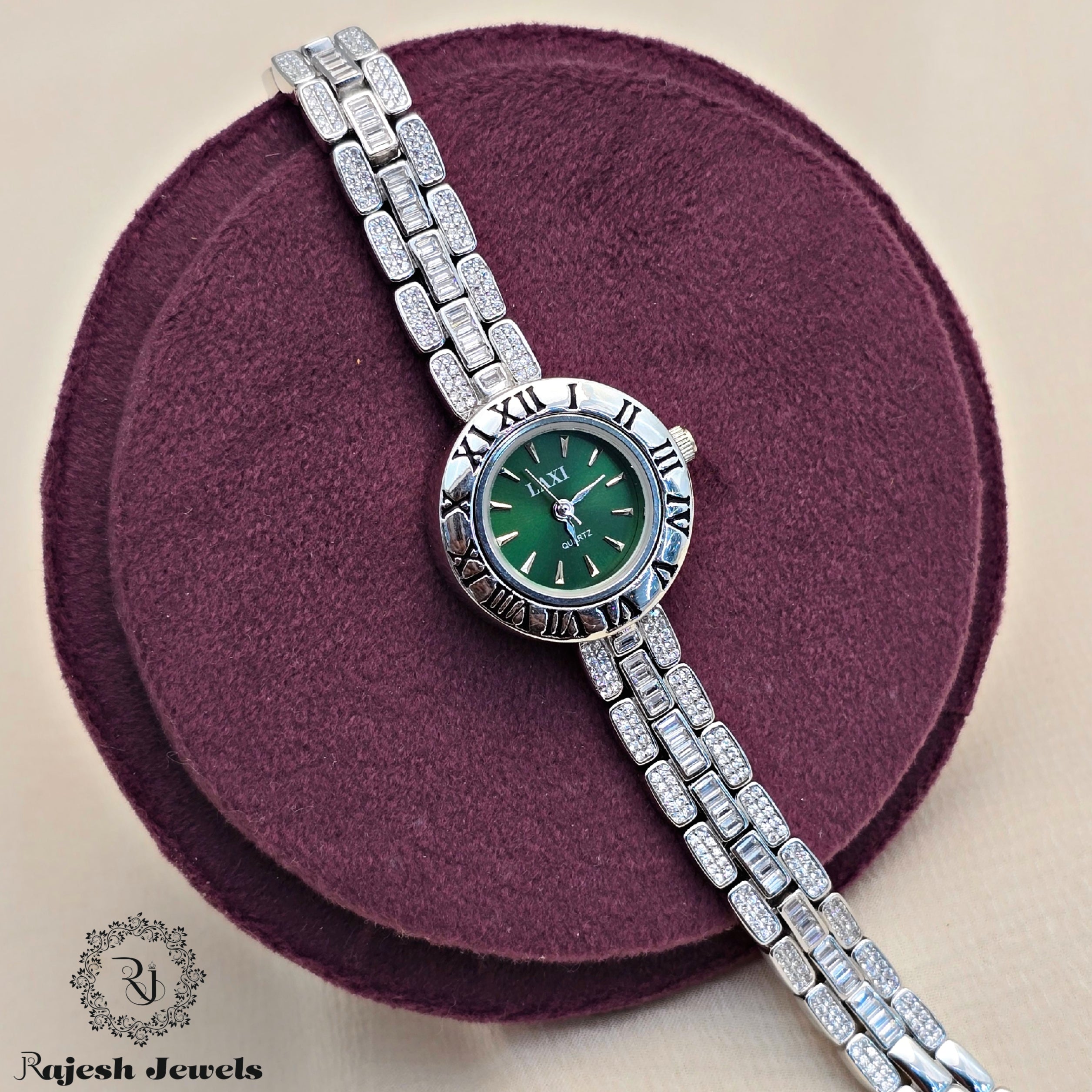 Emerald Imperia Sterling Ladies Watch