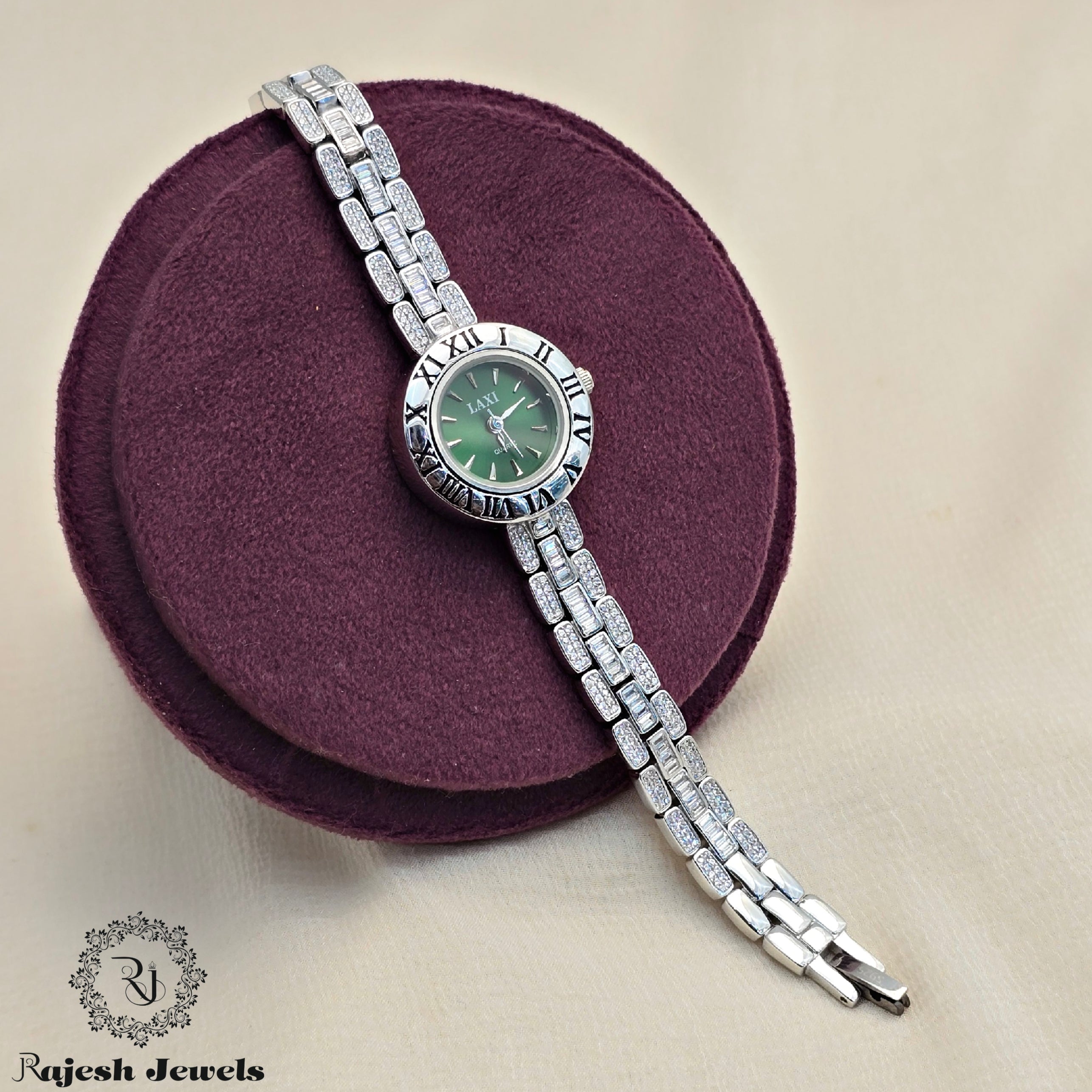 Emerald Imperia Sterling Ladies Watch