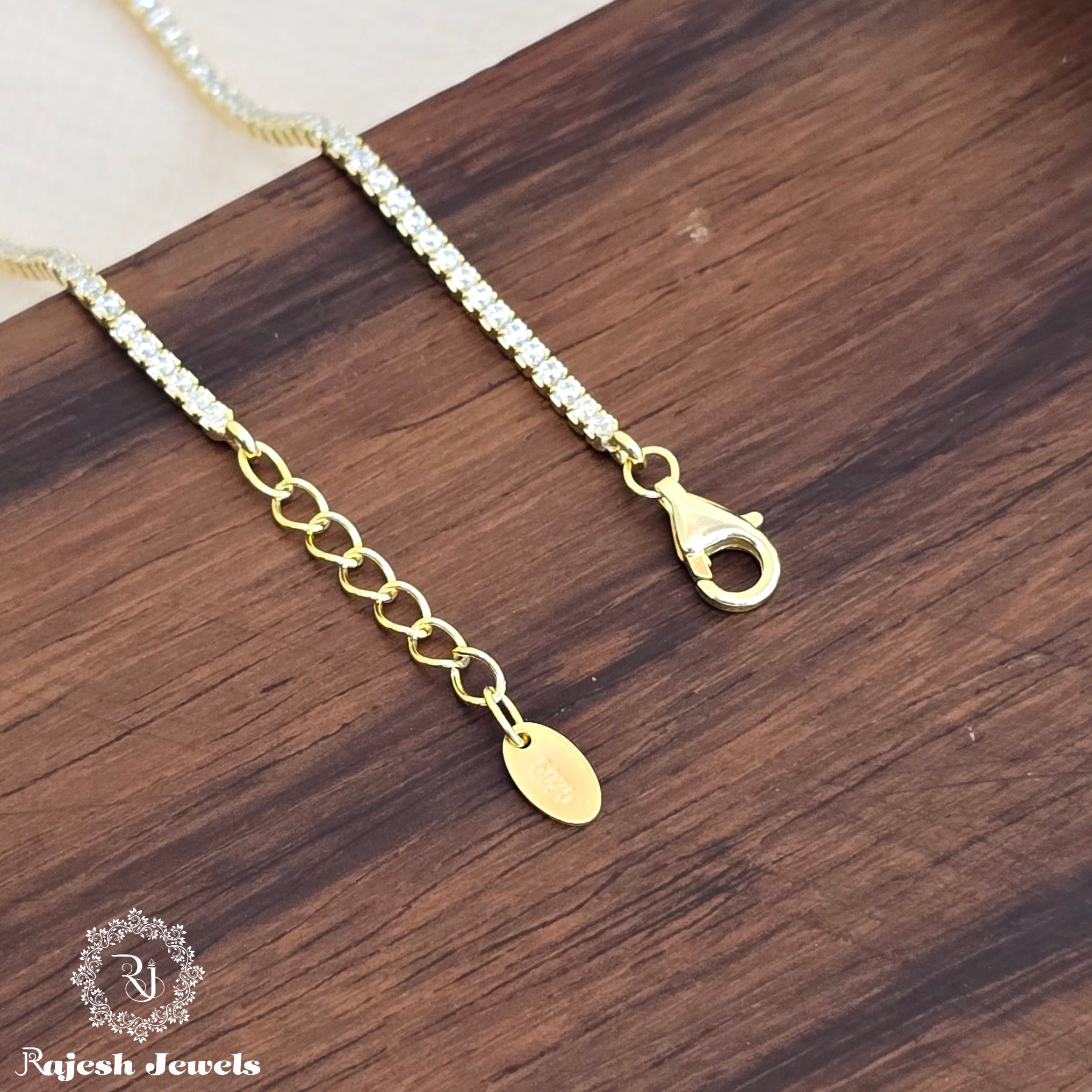 Classic Cz Gold Plated Bracelet