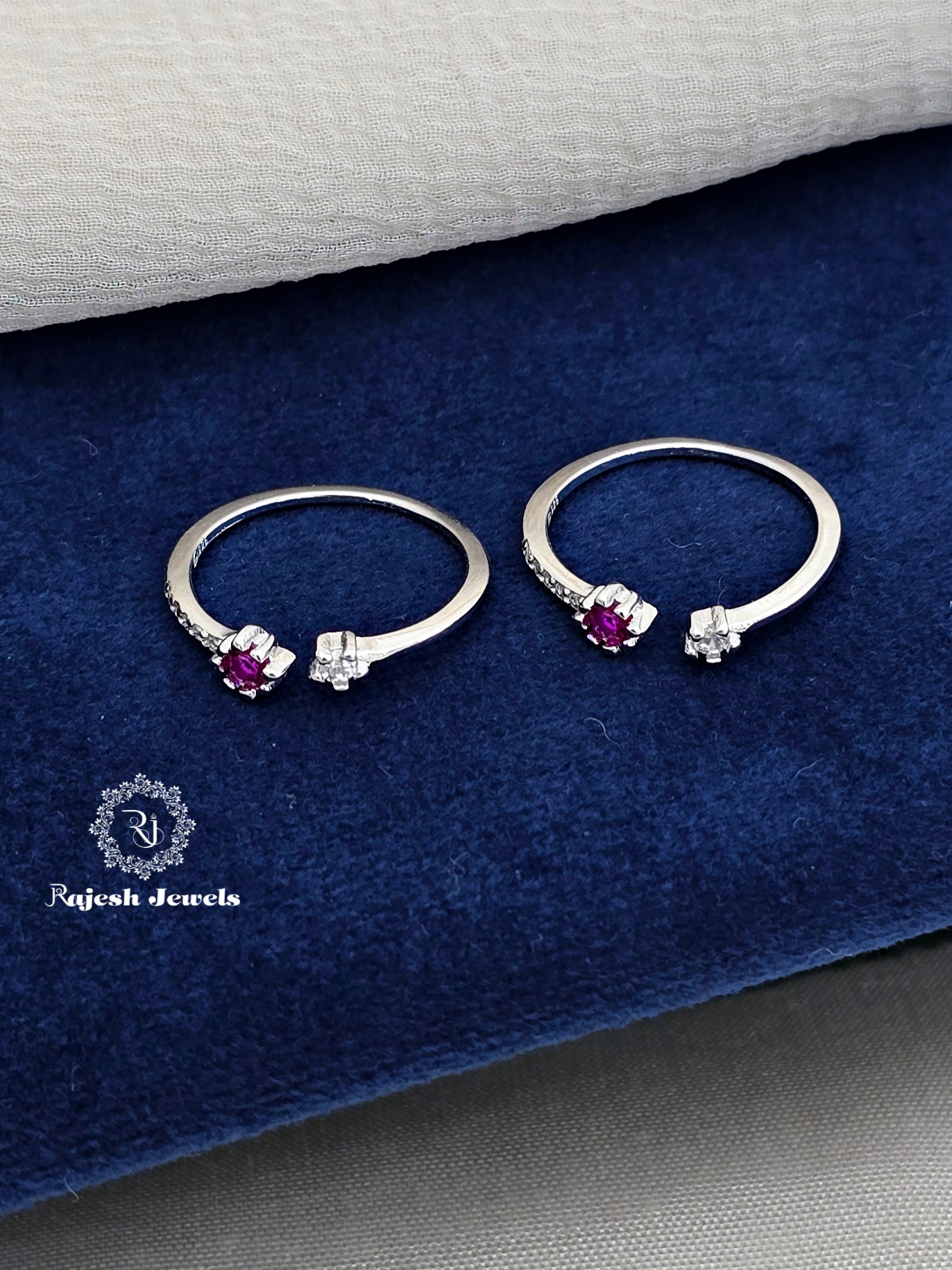 Amazing Cz Rodhium Finish Toering