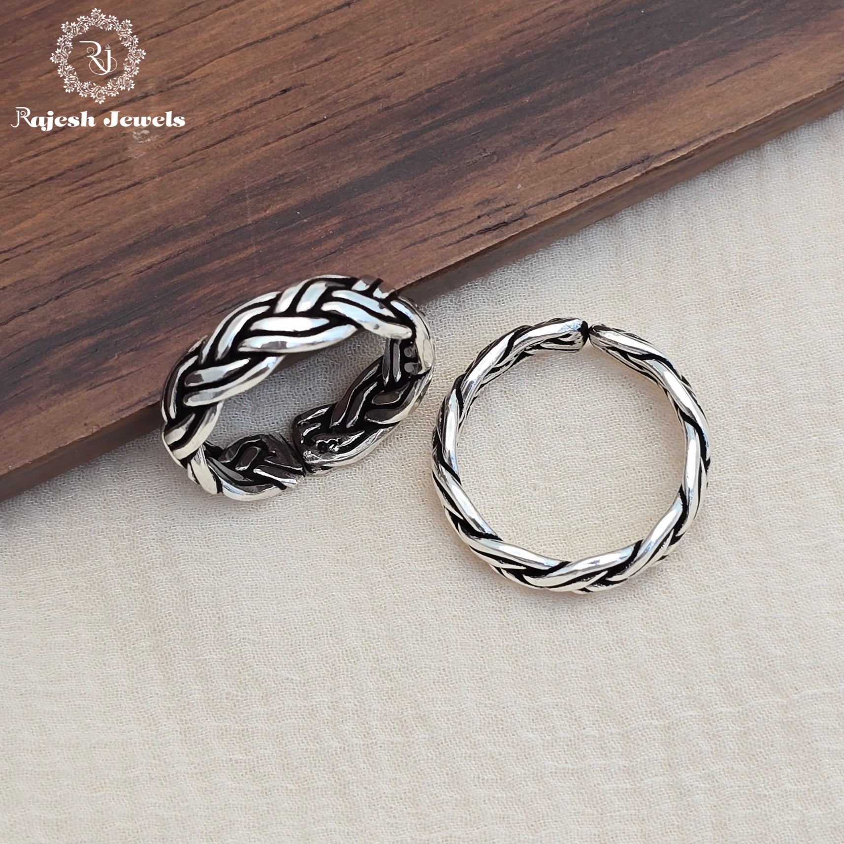 Timeless Silver Oxidised Toering