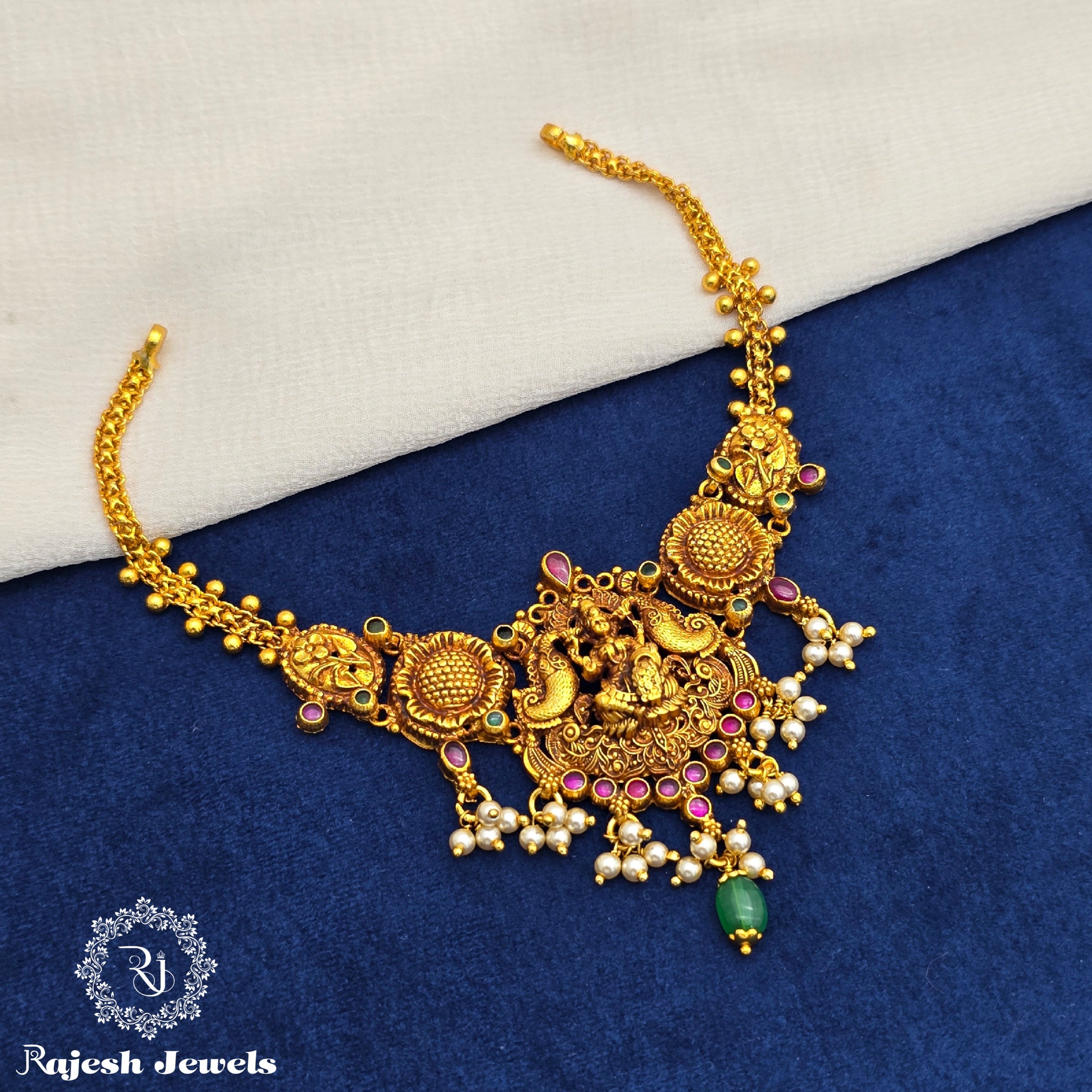 Authentic Gopuram Gold Plated Necklace