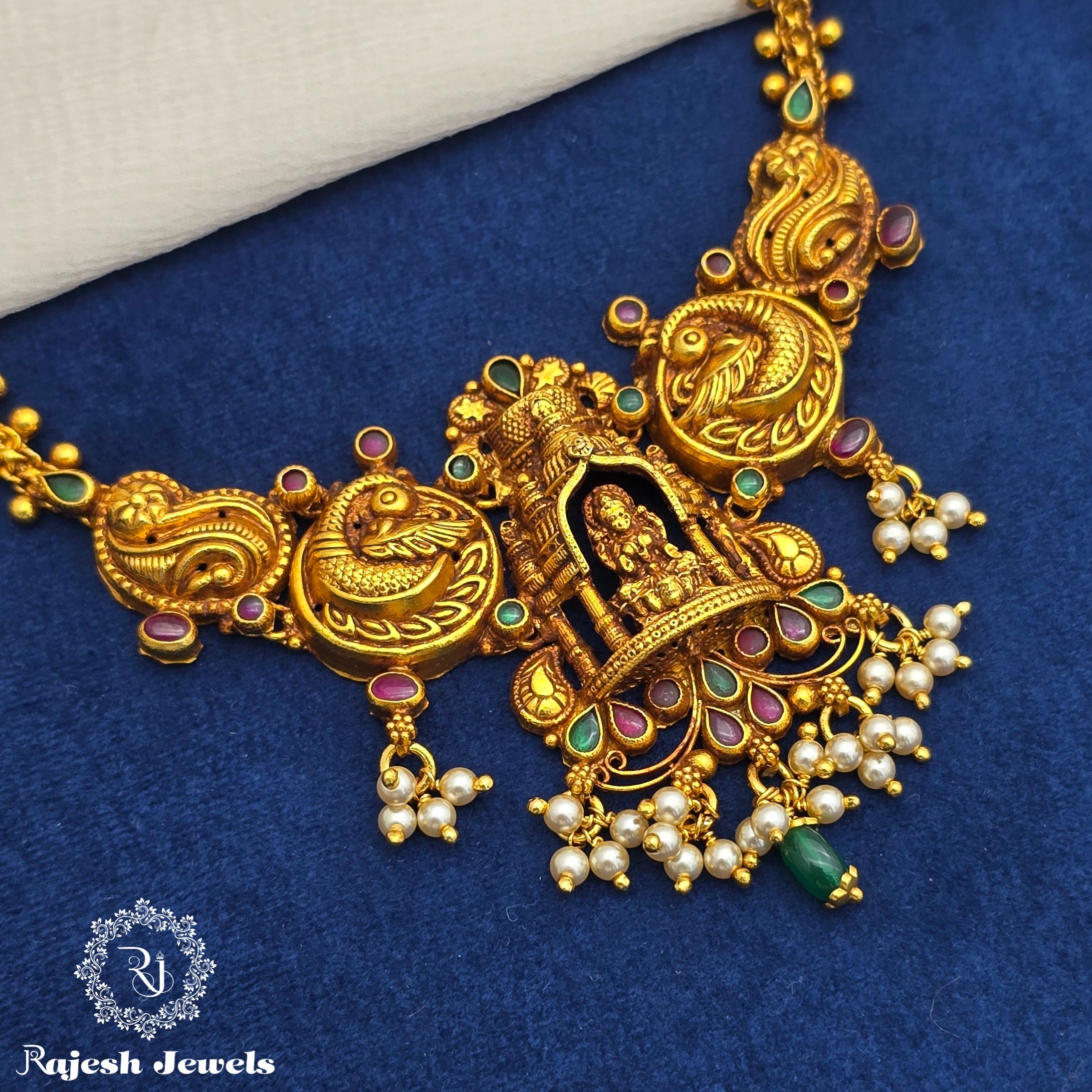 Authentic Gopuram Gold Plated Necklace