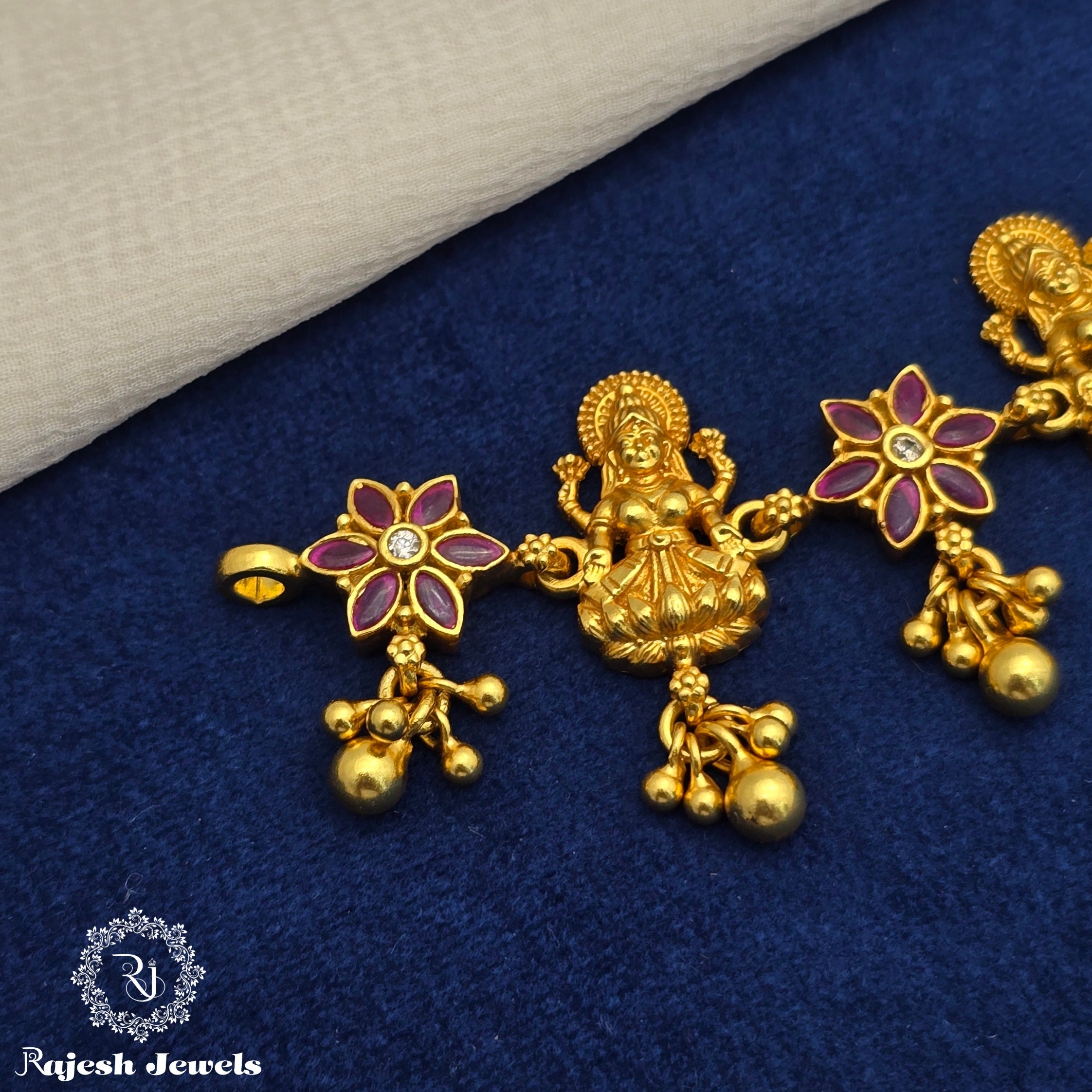 Vibrant Lakshmi Gold Plated Choker