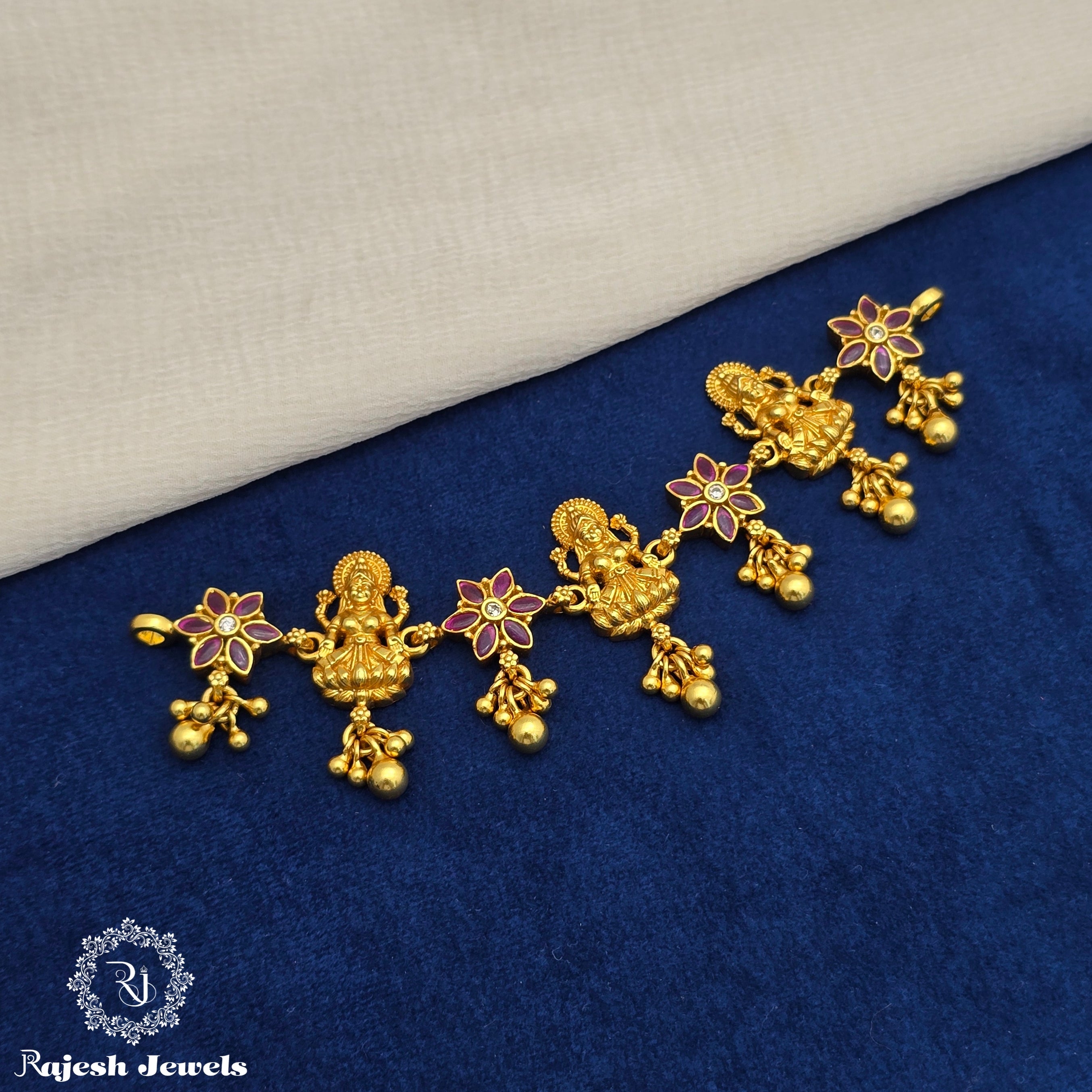 Vibrant Lakshmi Gold Plated Choker