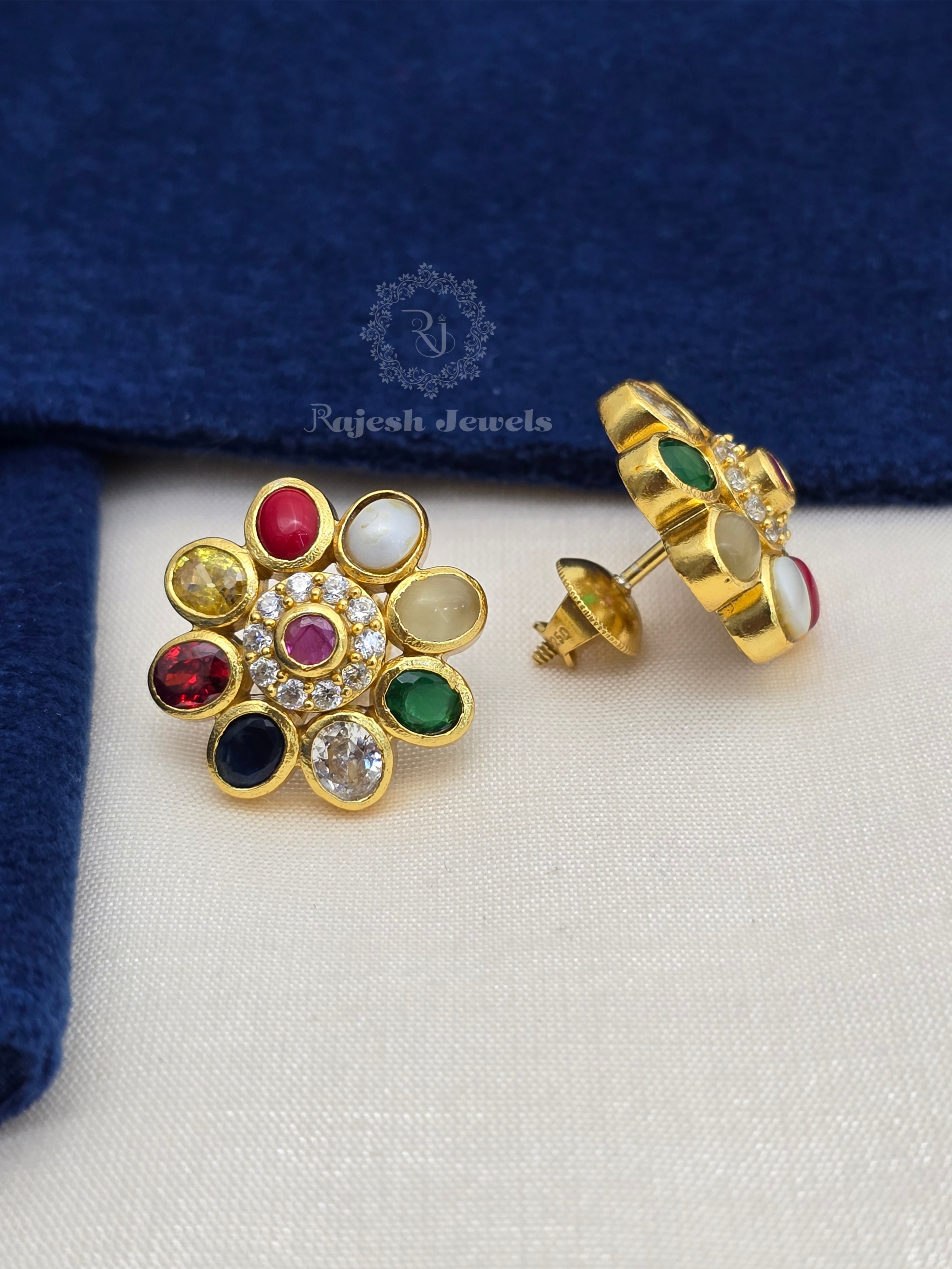Blossomy Navrang Stud Earrings