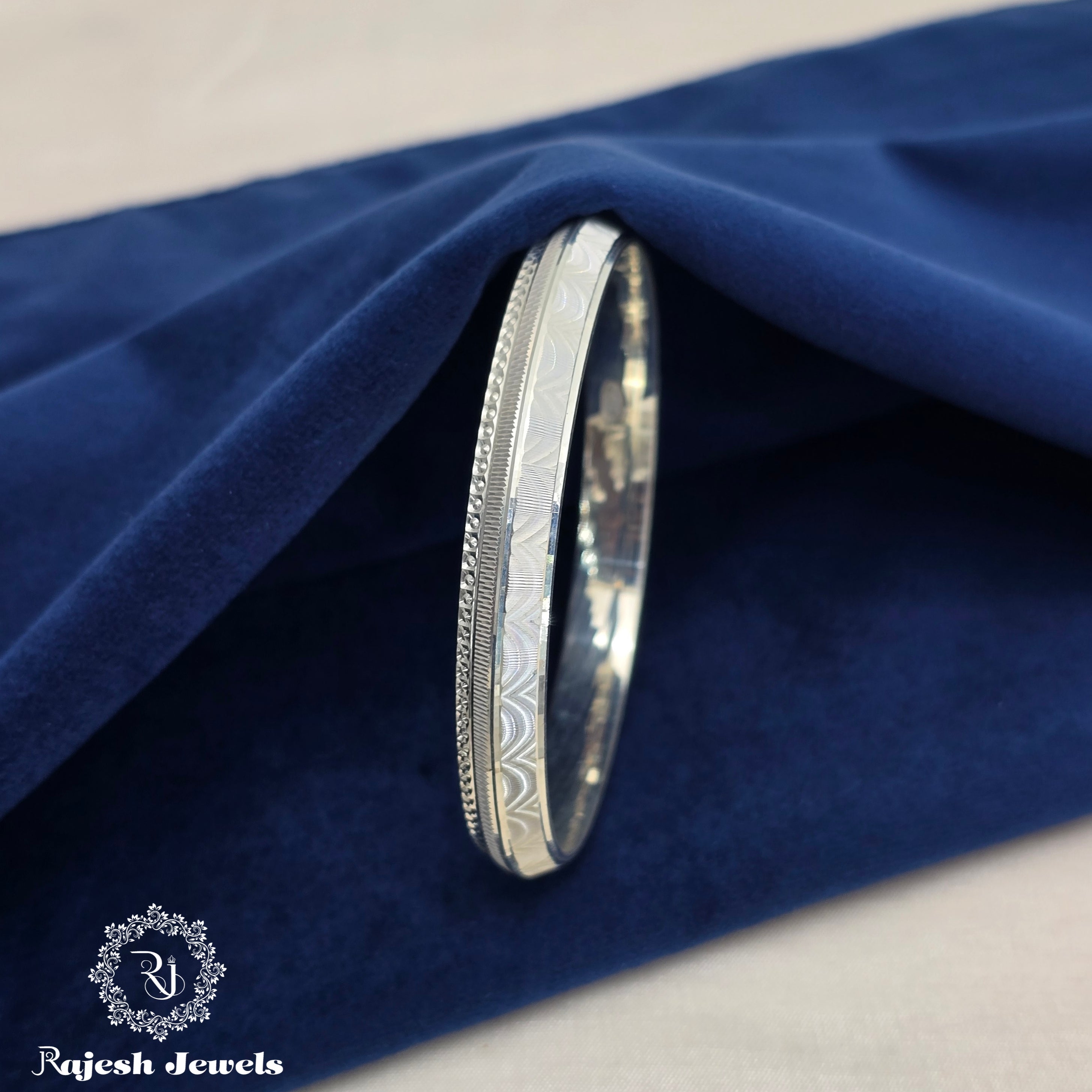 Alluring Laser Cut Punjabi Kada ( Size 2.10 )