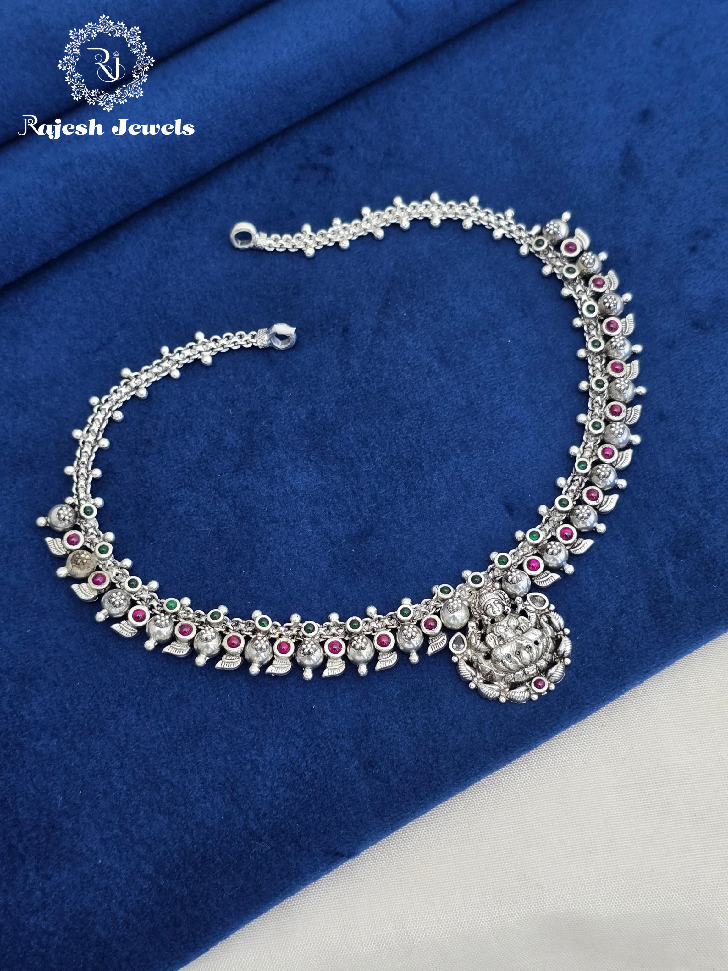 Blissful Lakshmi Oxidised Necklace