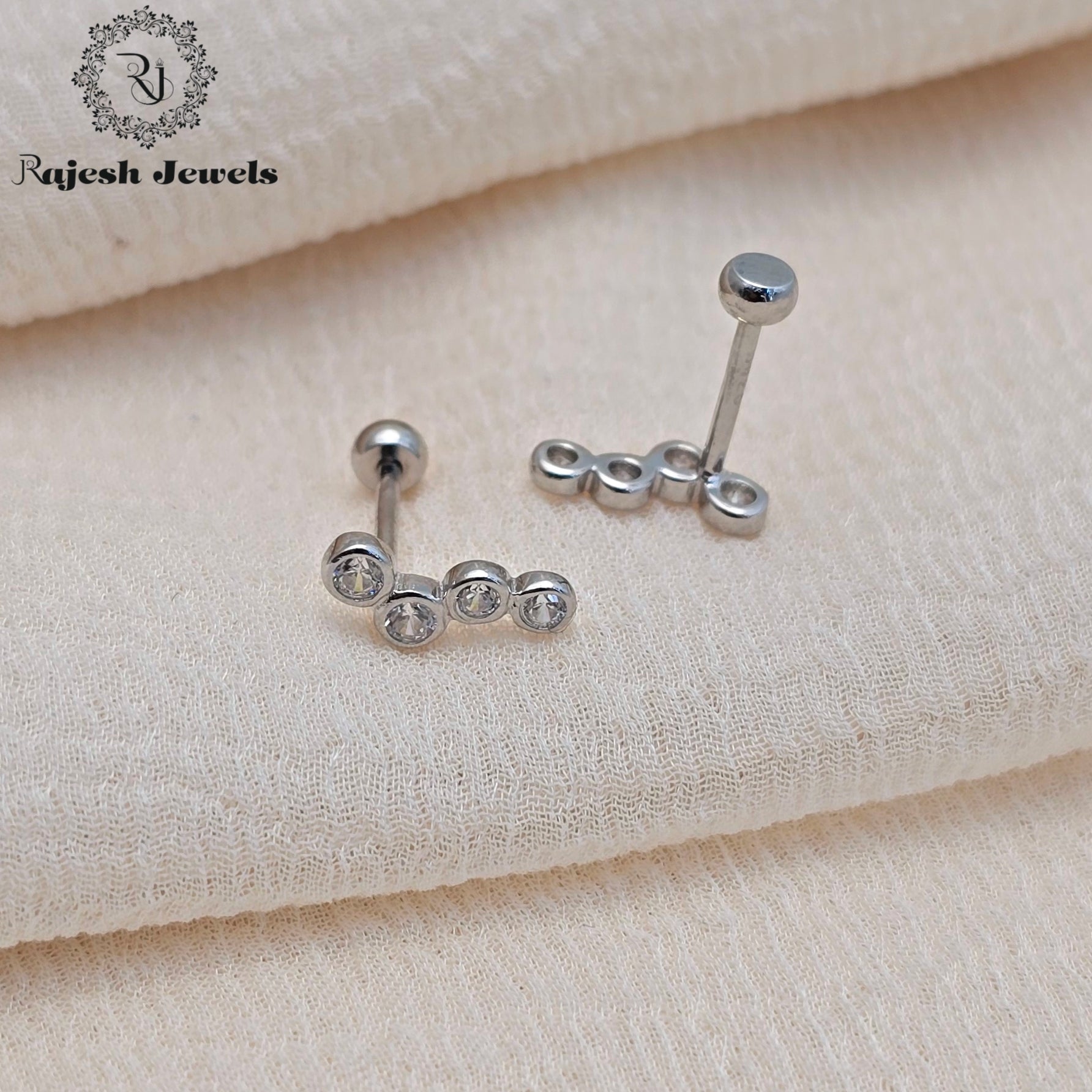 Classic Cz Minimalistic Stud Earrings