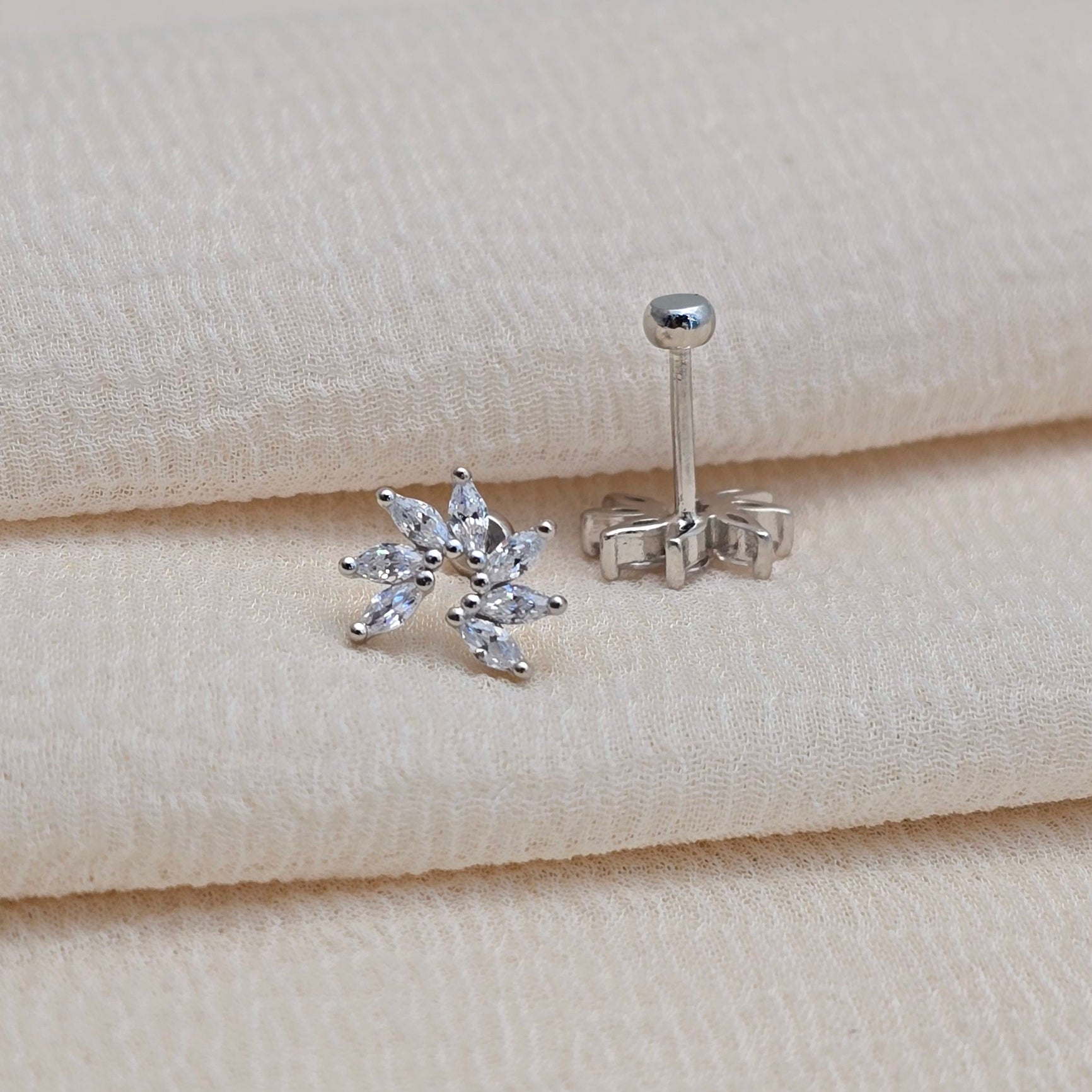 Glorious Cz Minimalistic Stud Earrings