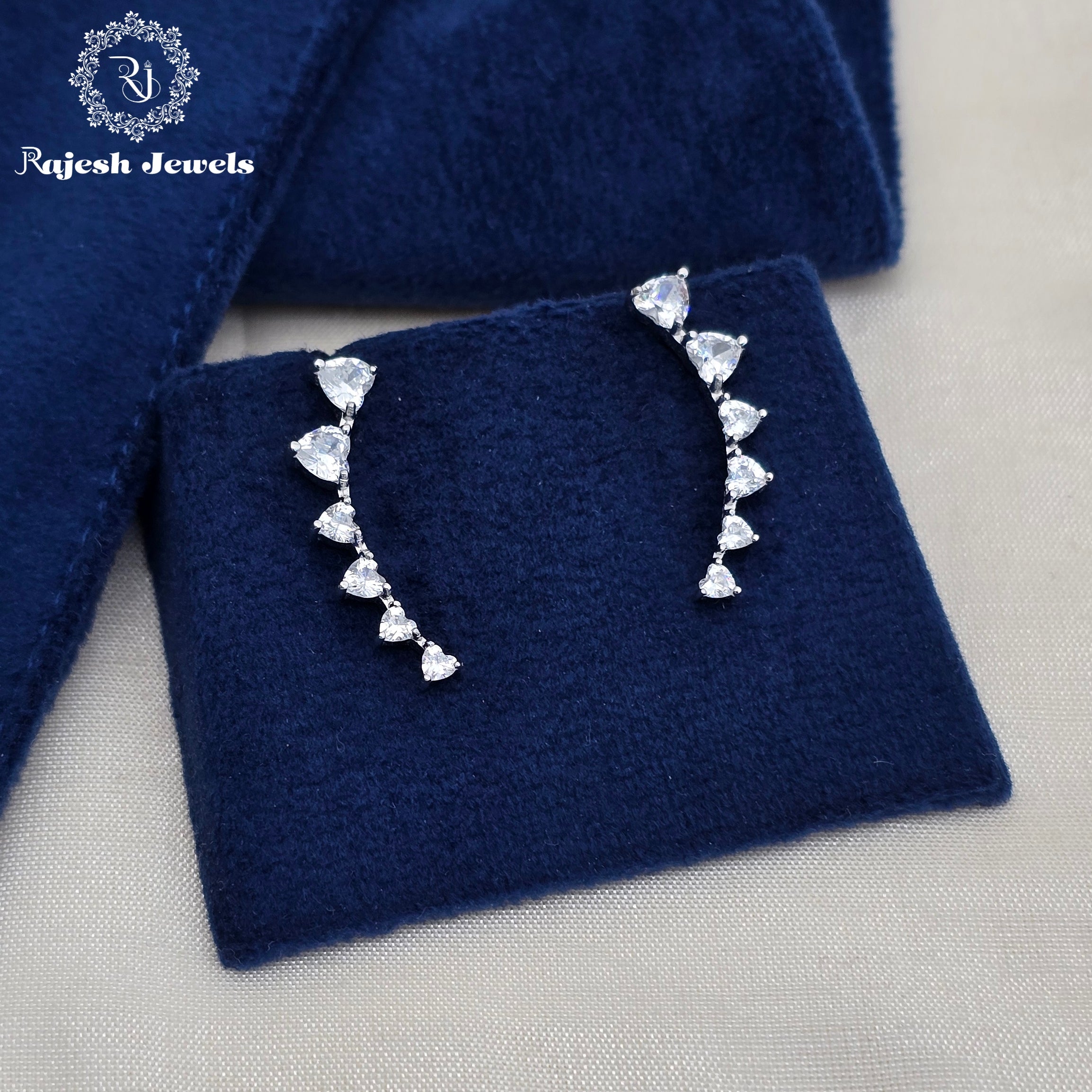Fashionable Cz Bluetooth Earrings