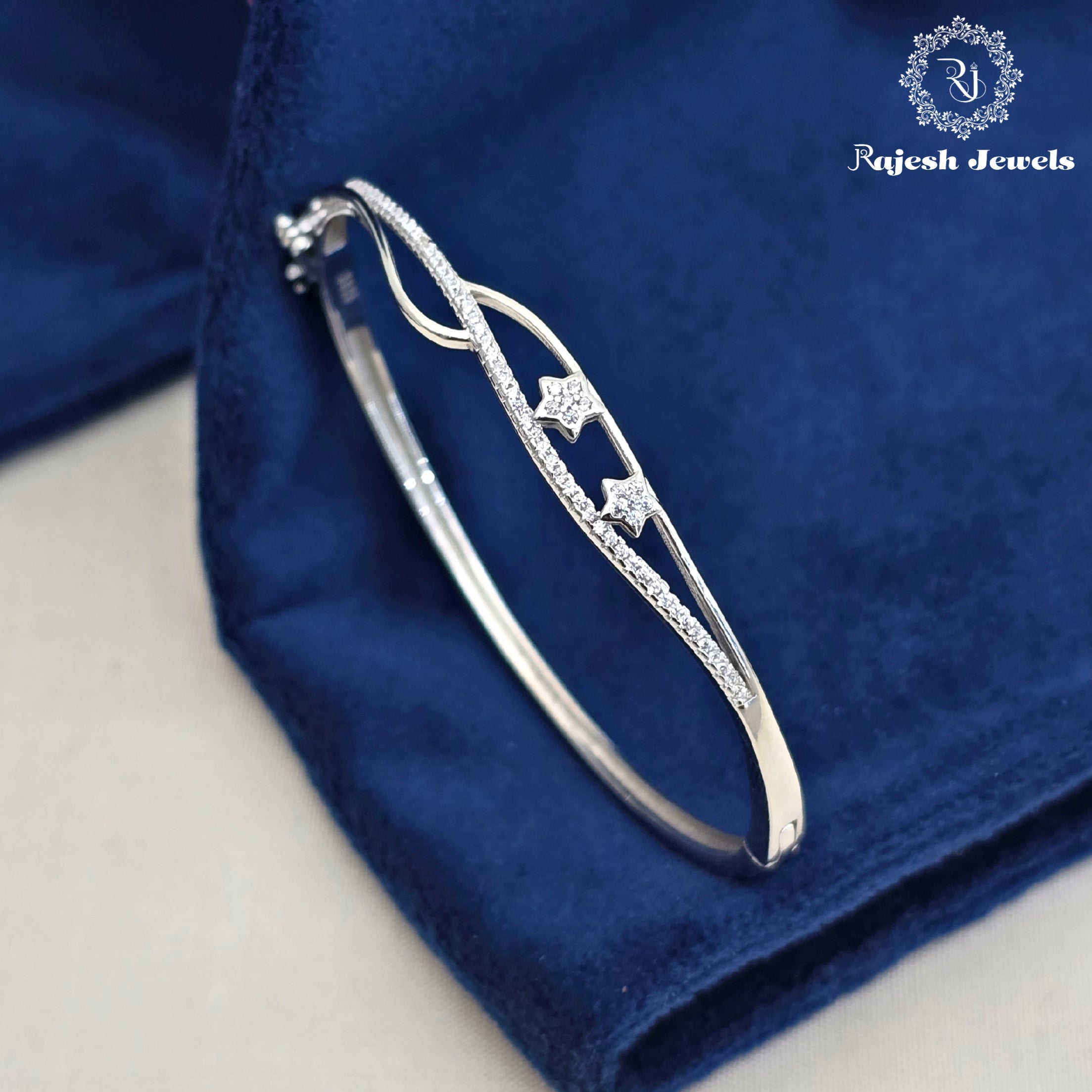 Stylish Cz Hand Kada