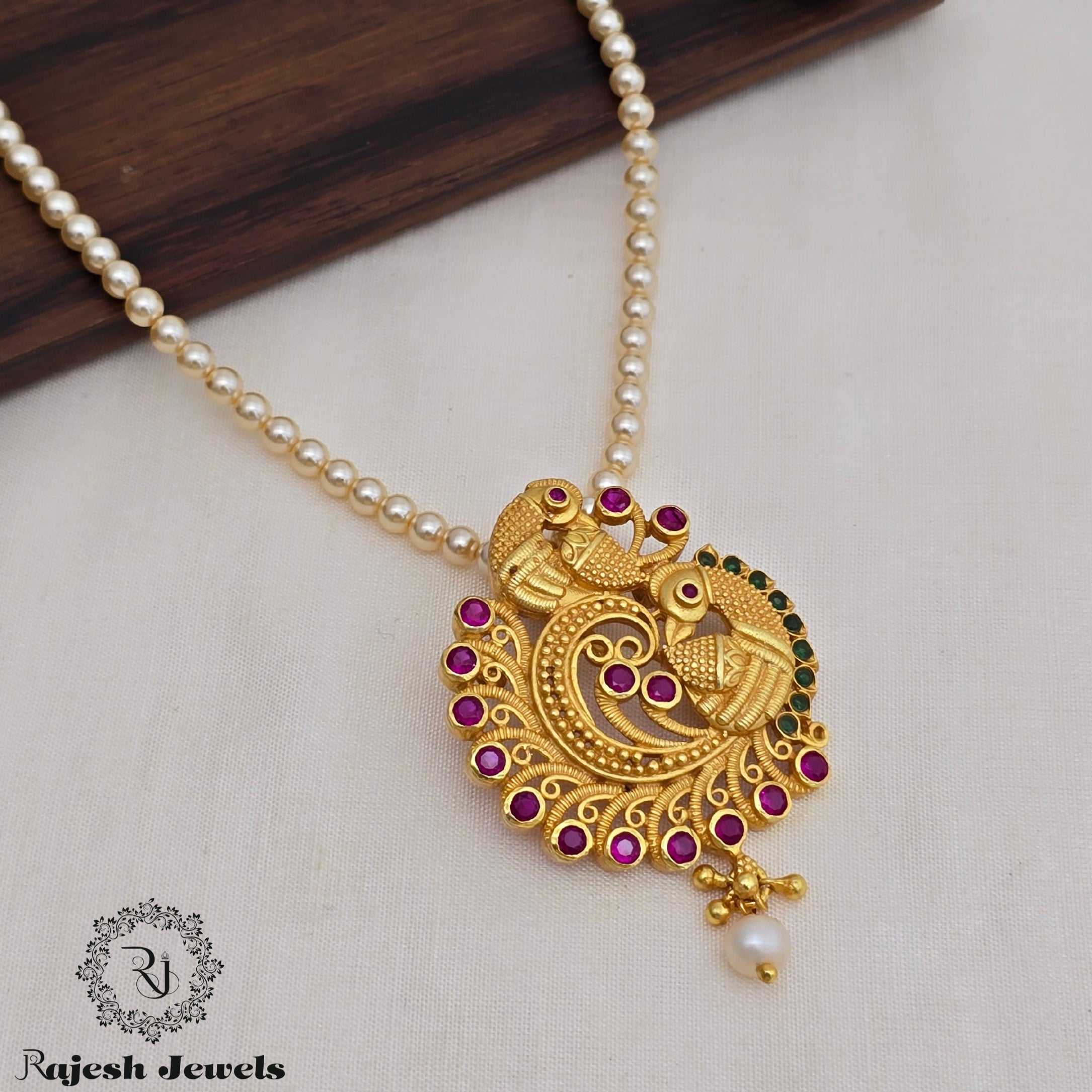 Enchanting Peacock Silver Pendant