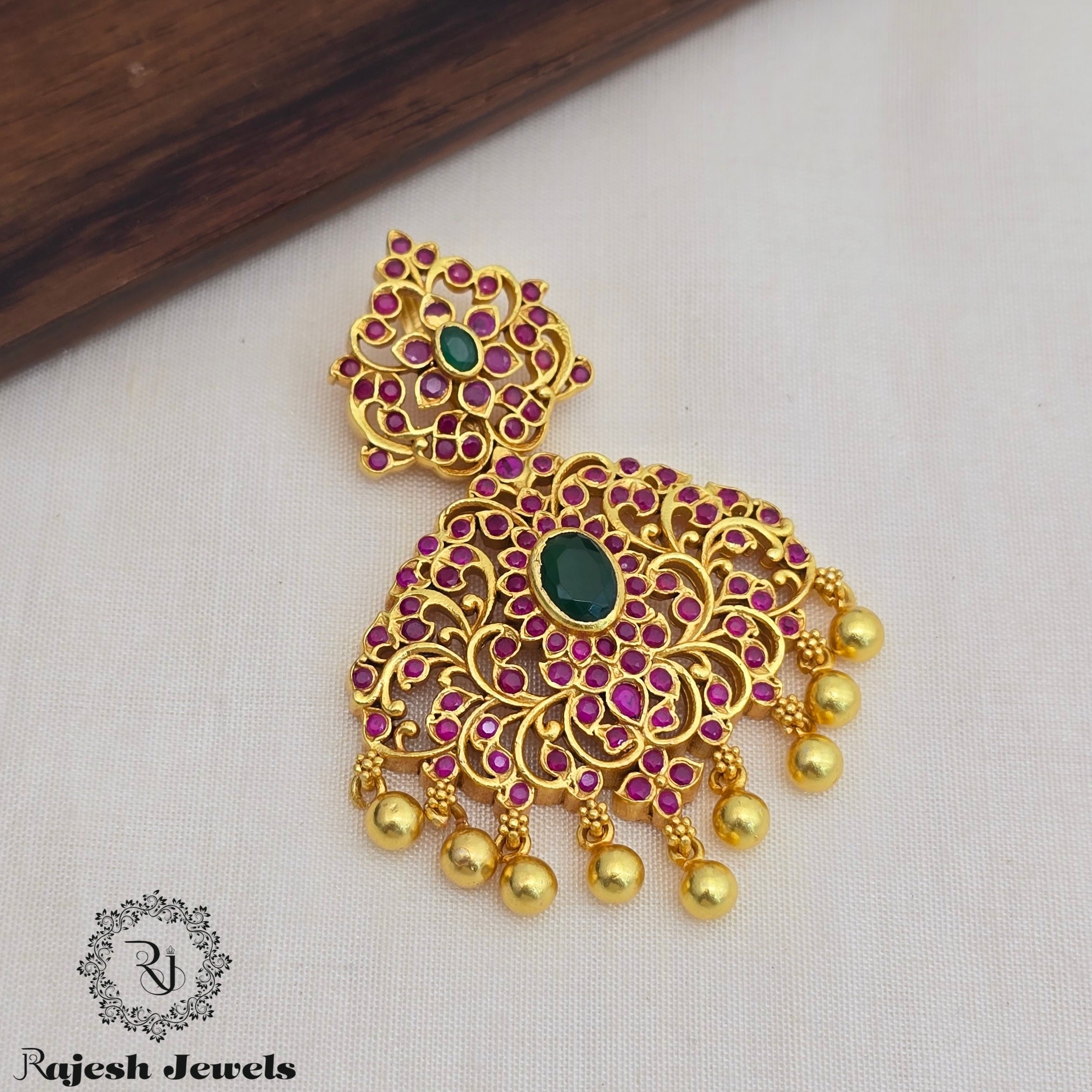 Fantastic Silver Gold Polished Pendant