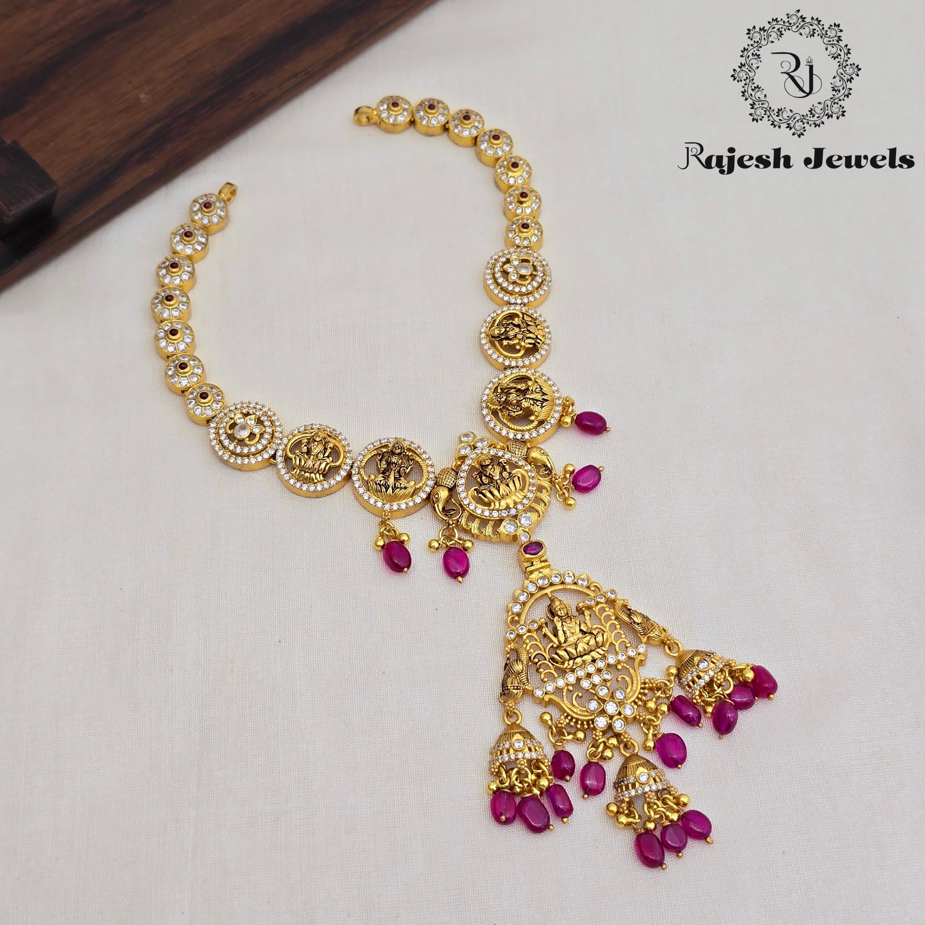 Gorgeous Lakshmi Antique Finish Necklace
