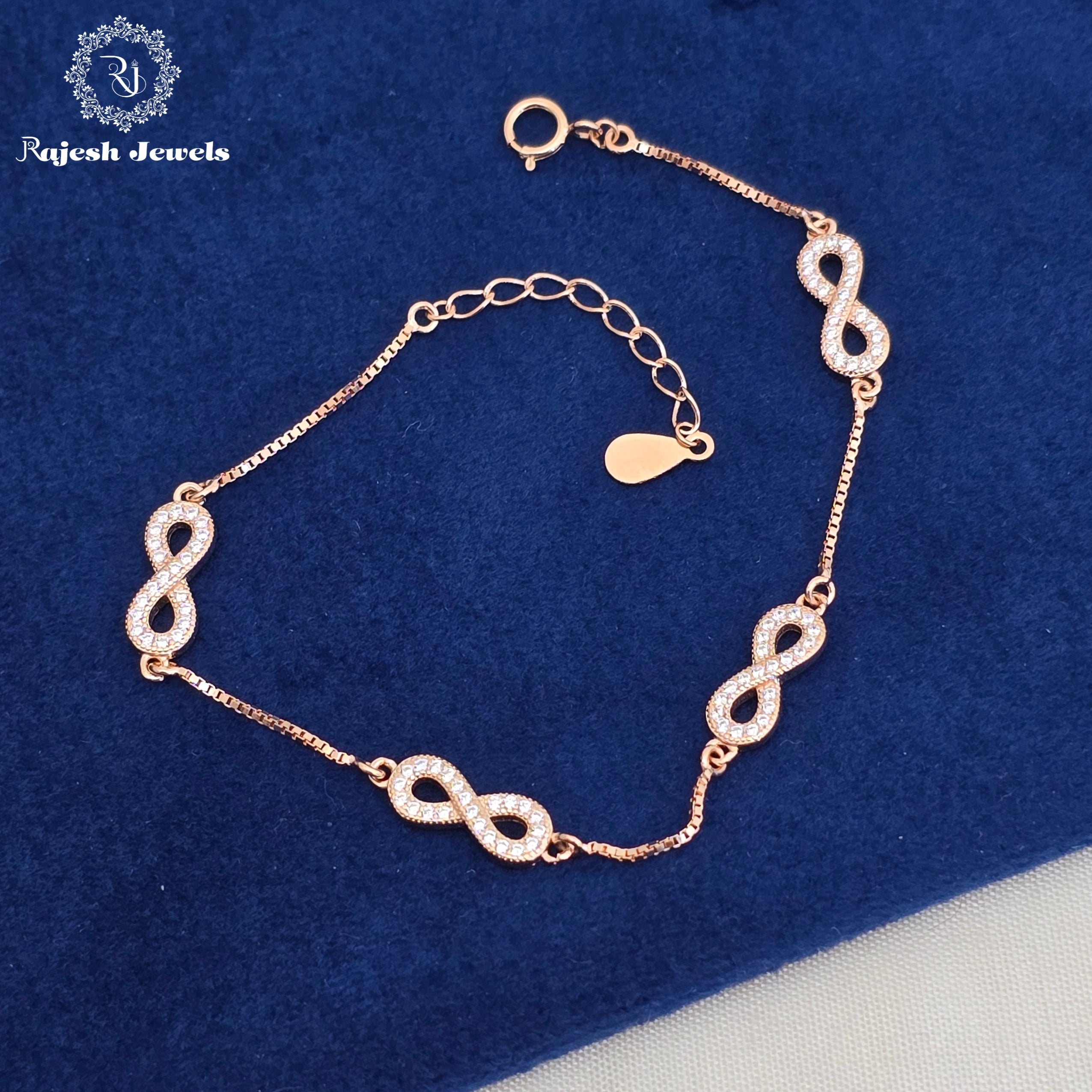 Charming Infinity Rosegold Bracelet