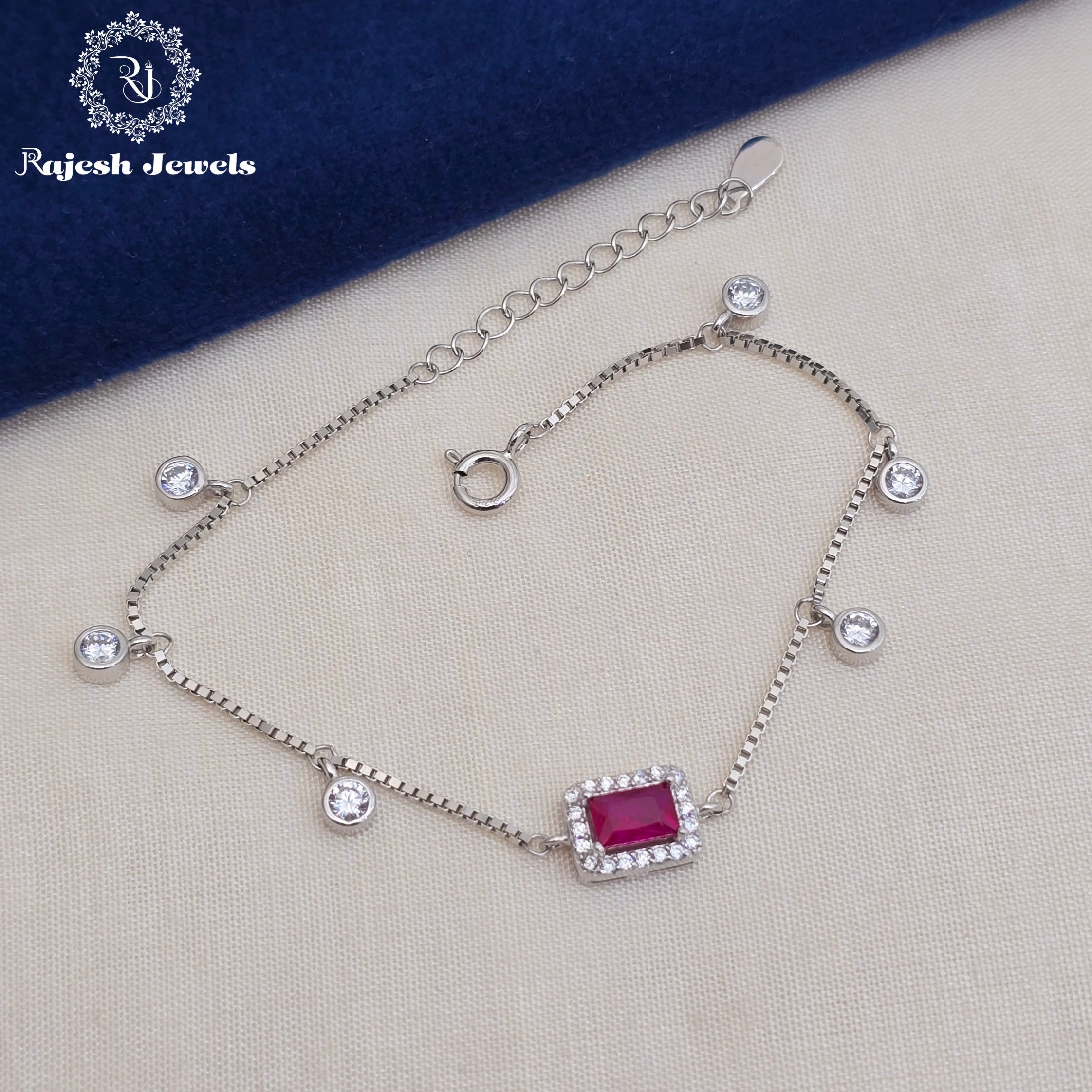 Fashionable Cz Droplets Bracelet