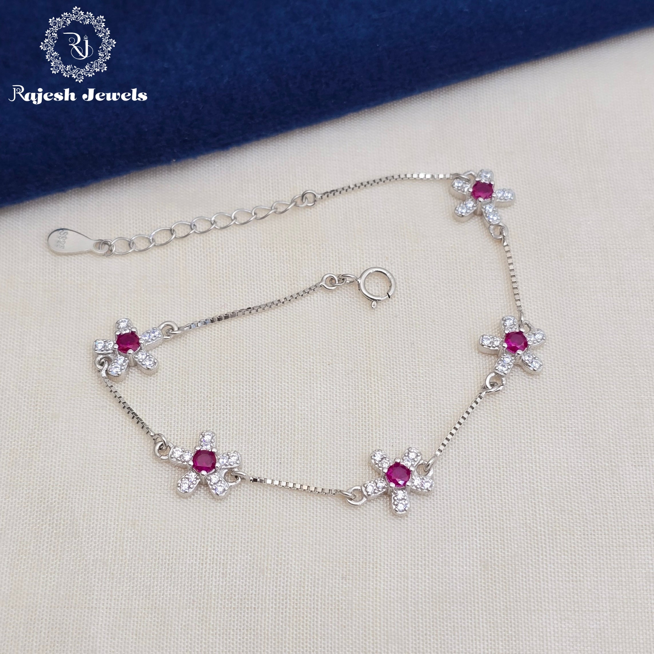 Raidant Cz Silver Bracelet