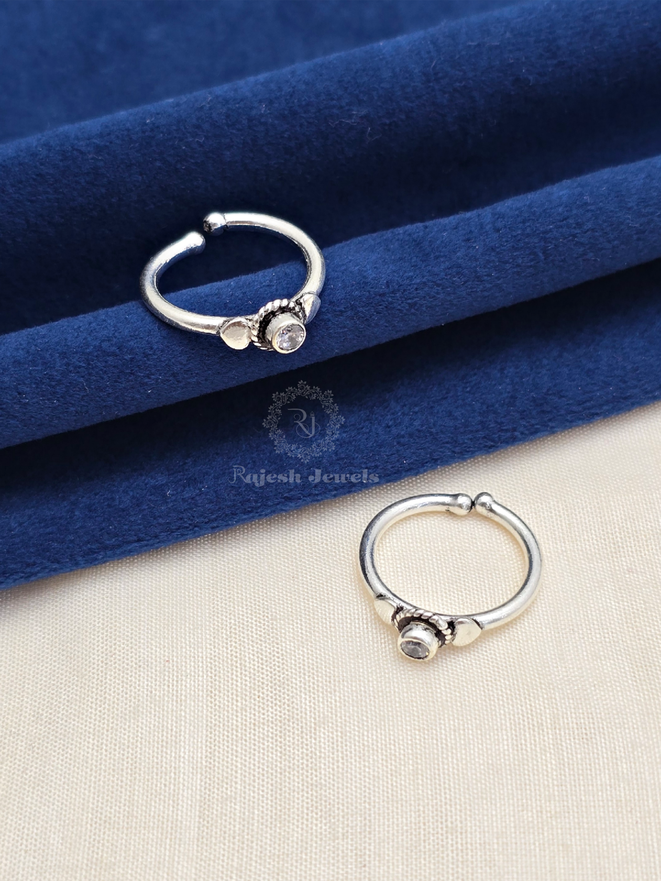 Single Stone Adjustable Toerings