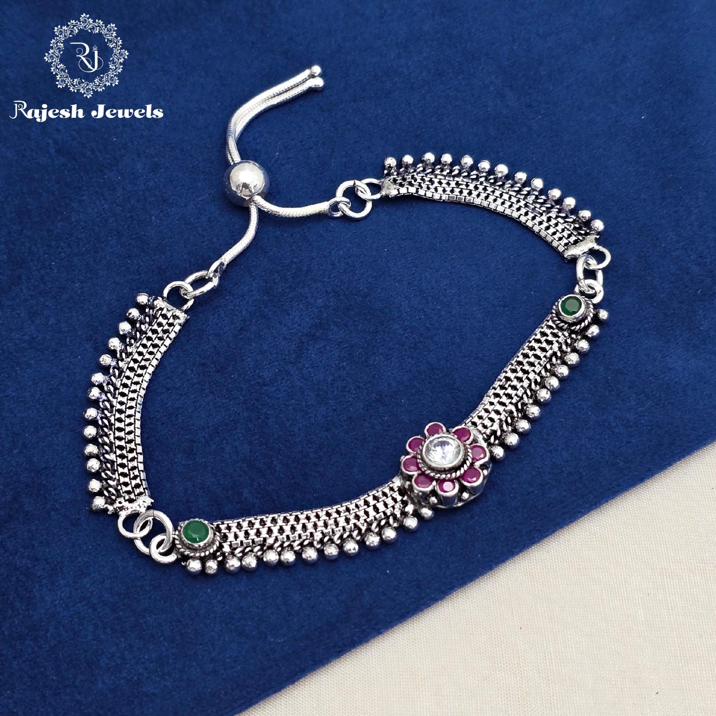 Mesmerizing Adjustable Cutstone Anklet