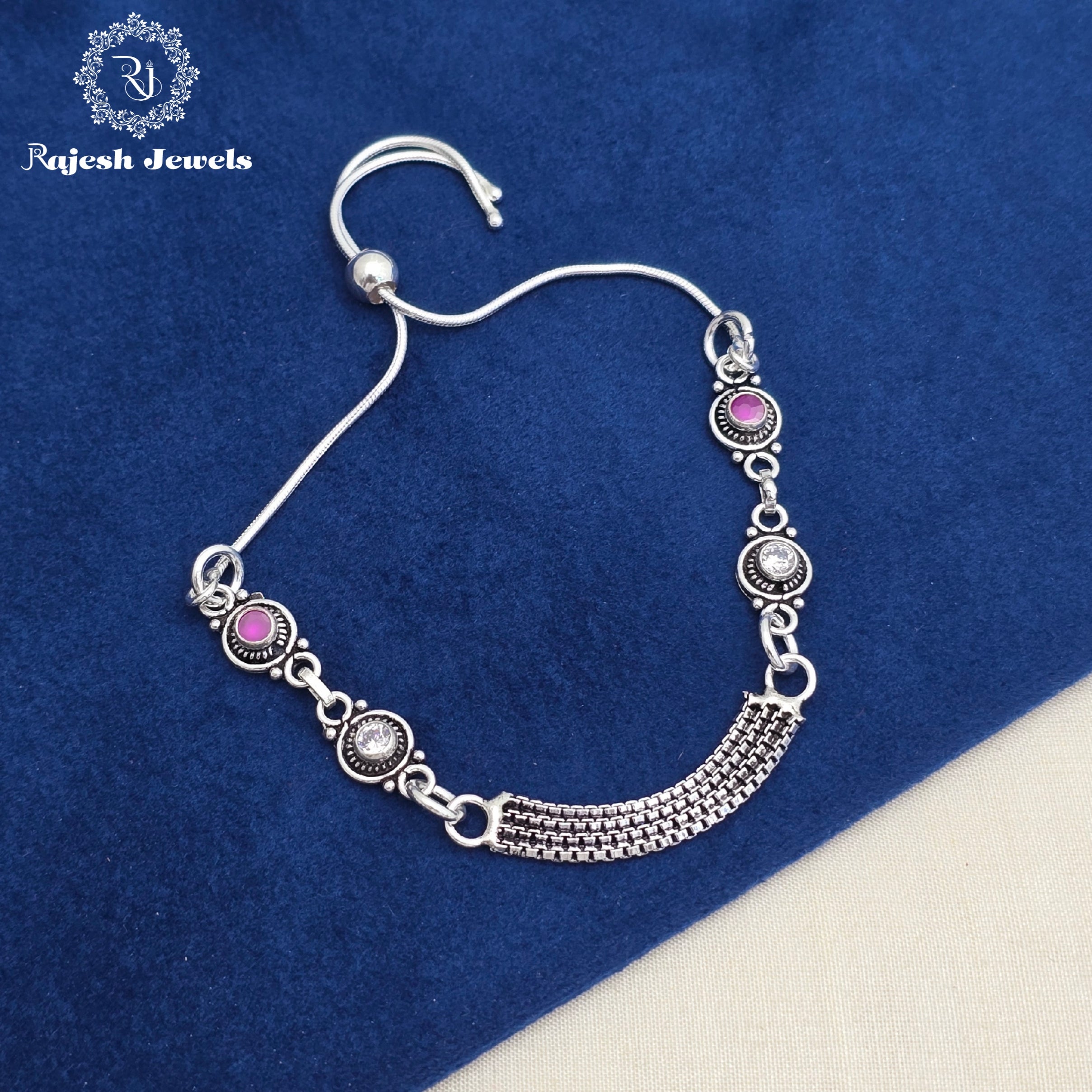 Luxurious Adjustable Cutstone Anklet