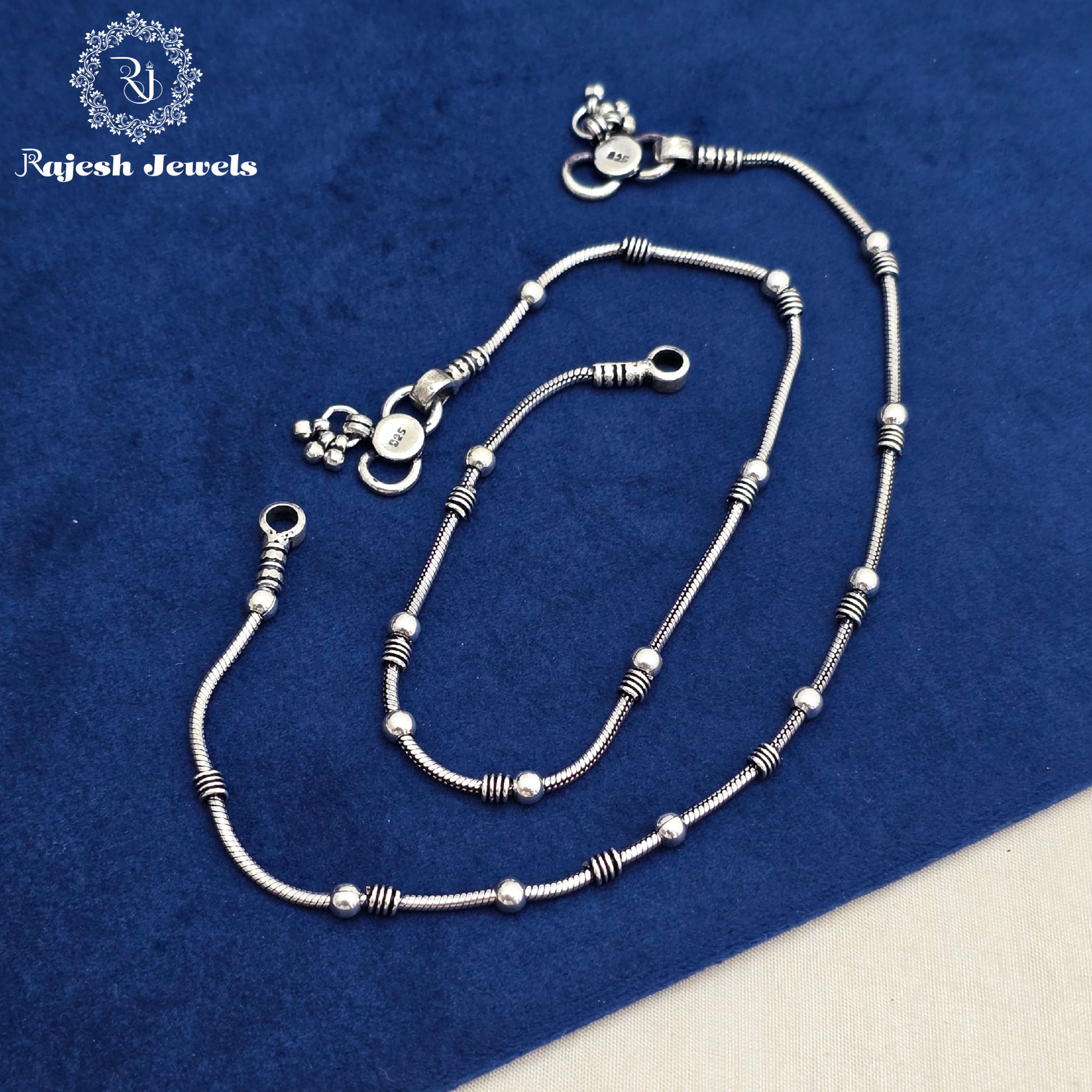 Luxurious Oxidised Anklet