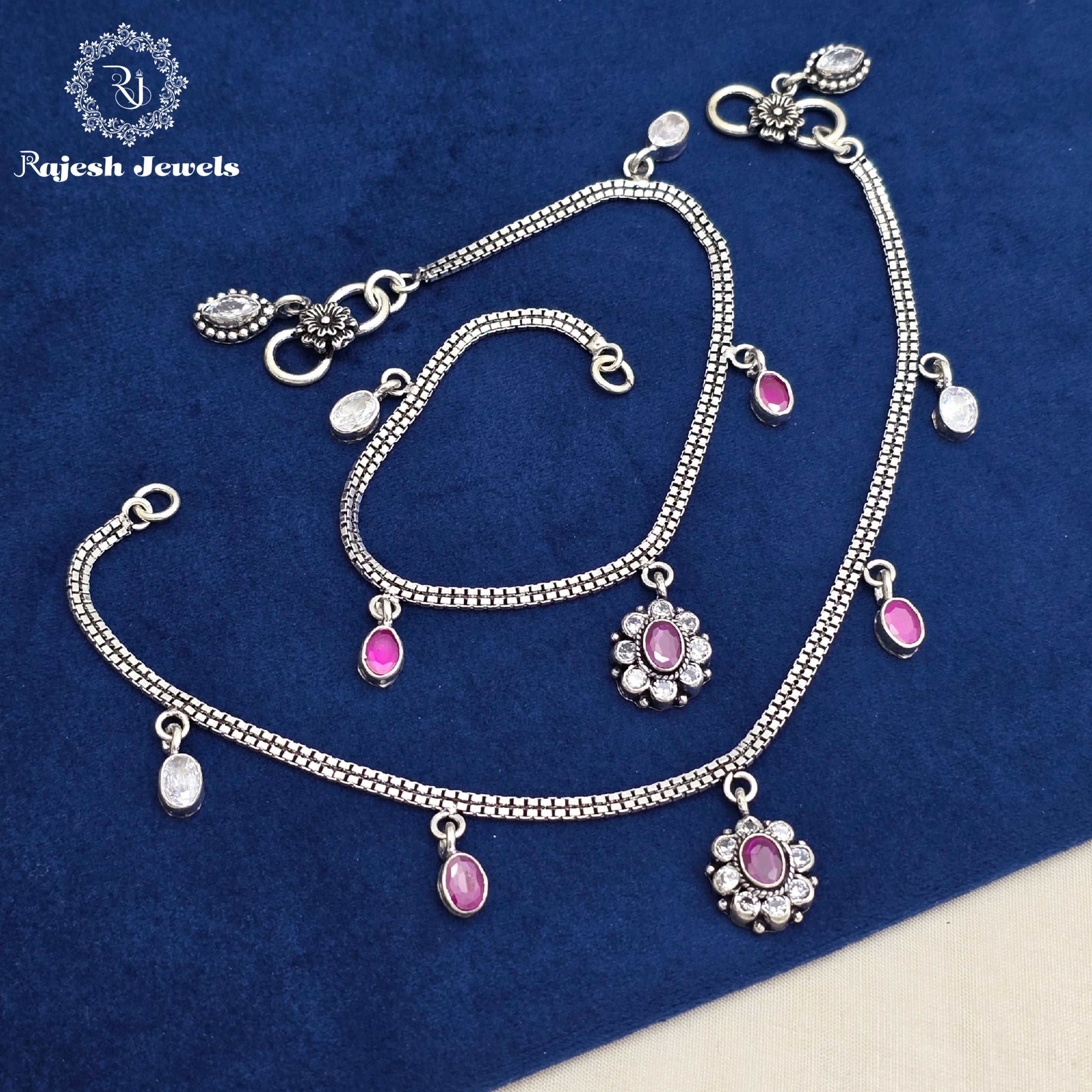 Luxurious Droplets Cutstone Anklet