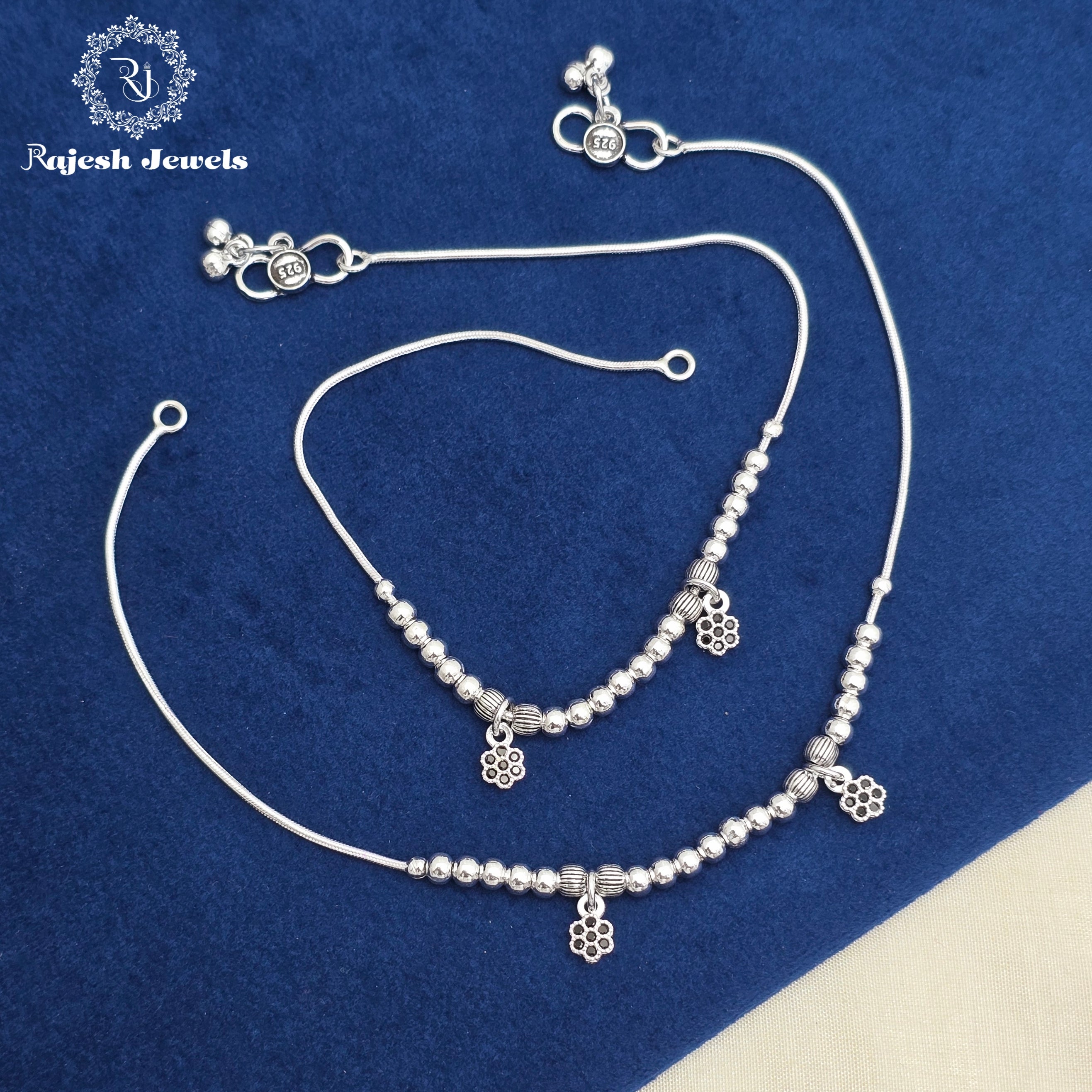 Vibrant Dailywear Oxidised Anklet