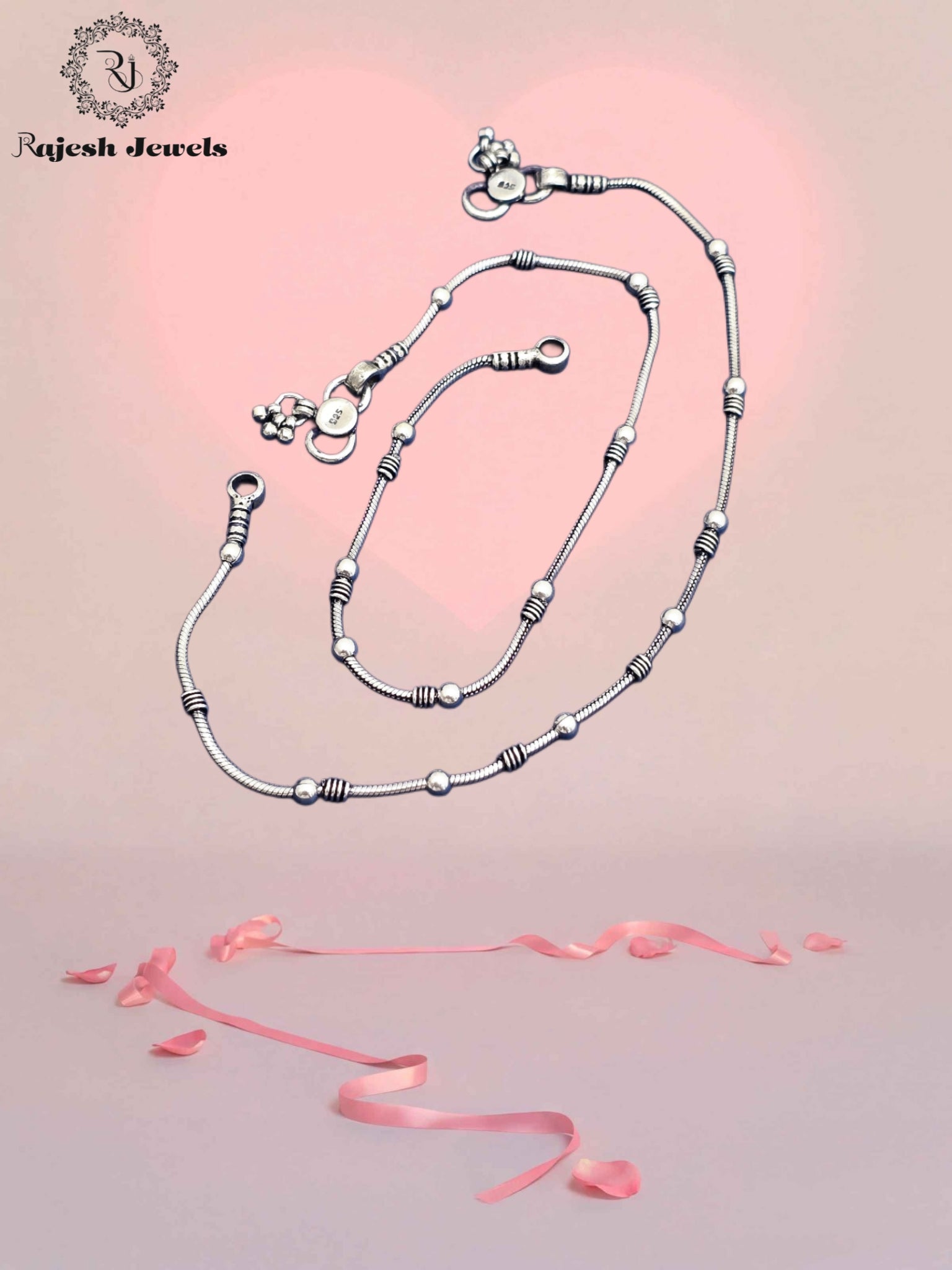 Luxurious Oxidised Anklet