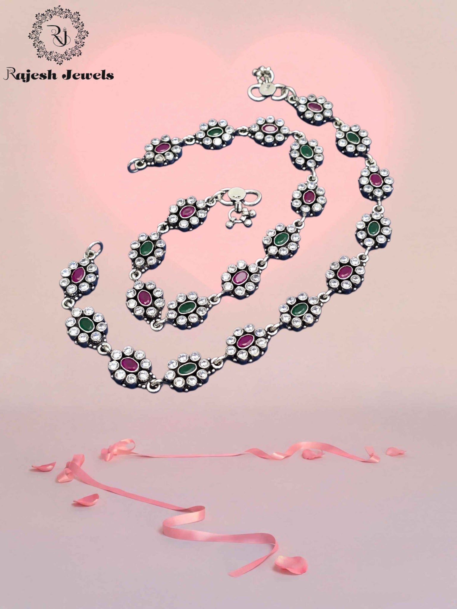 Sensational Cutstone Dailywear Anklet