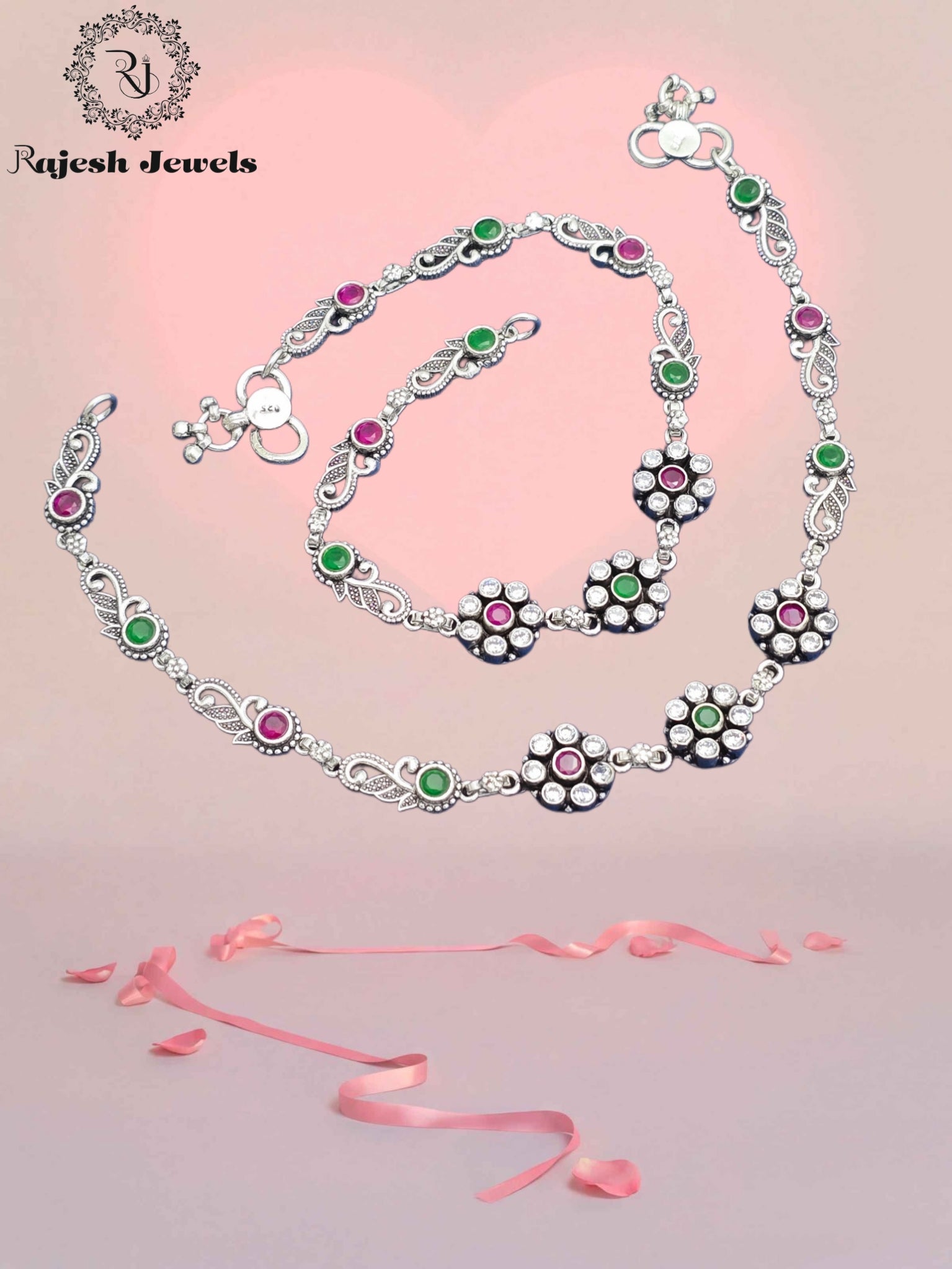 Astonishing Cutstone Dailywear Anklet