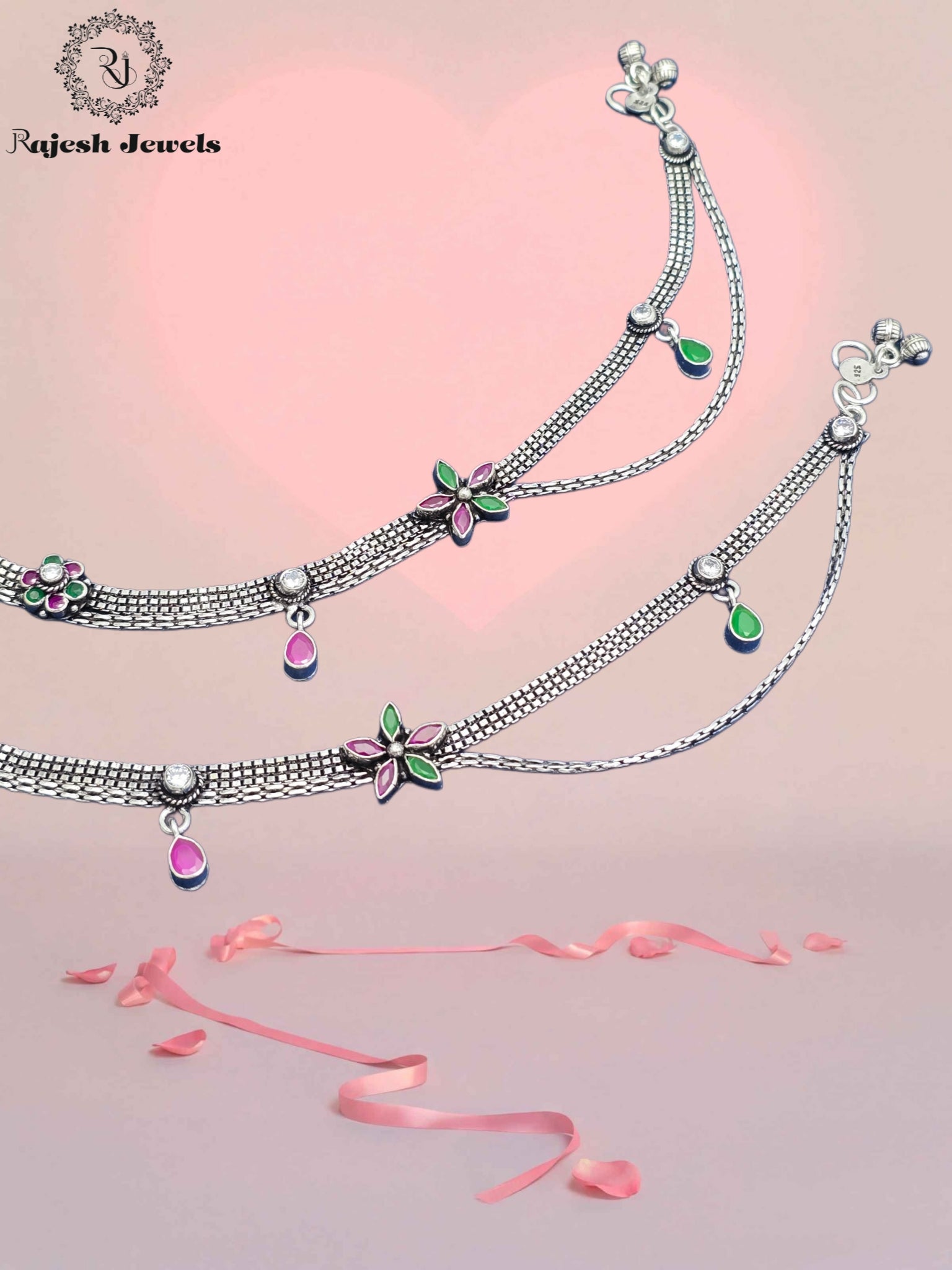 Outstanding Cutstone Dailywear Anklet